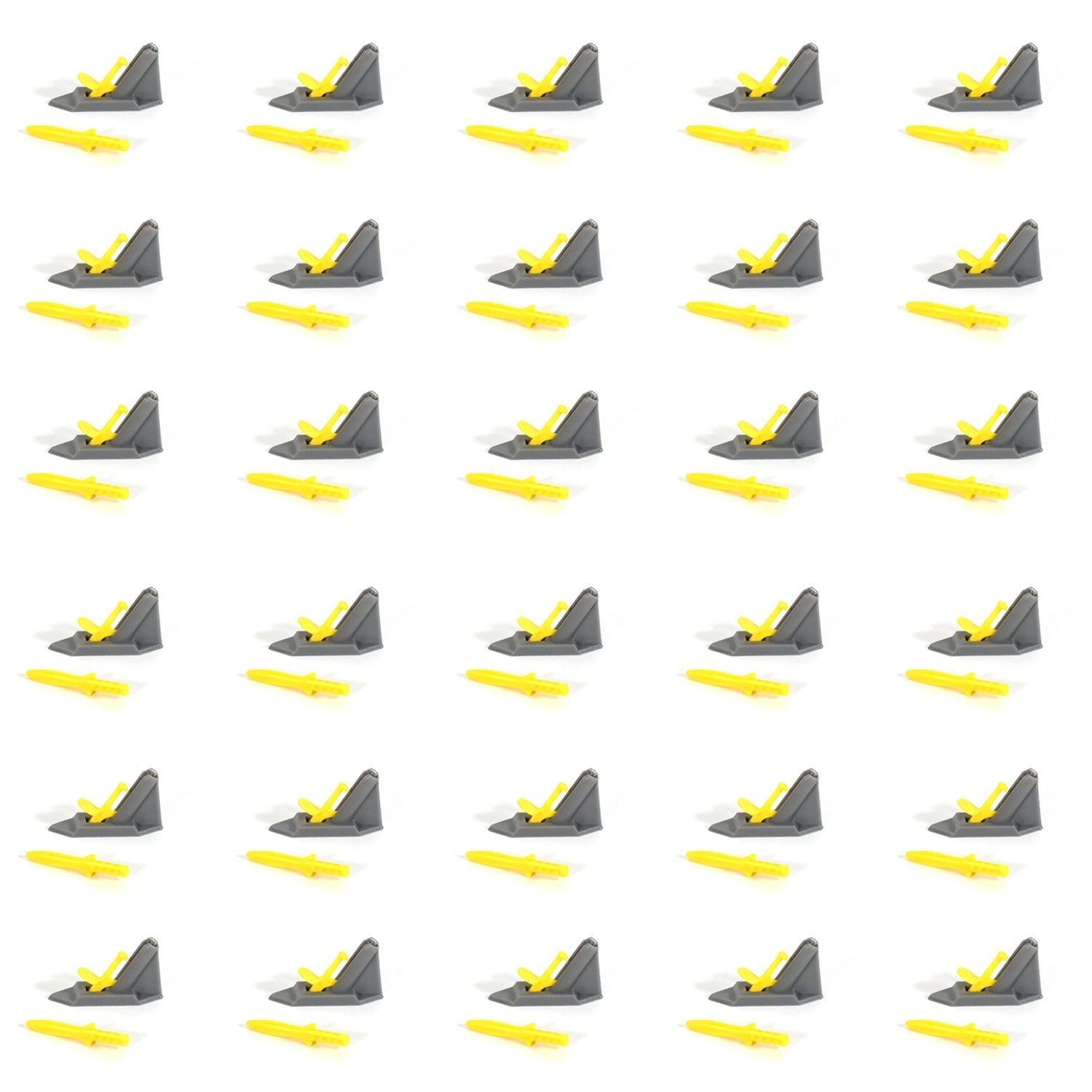 Junior Rocket Launcher Military Theme | Plastic Bullet Toy for Outdoor / Indoor Play (30 Pcs Set) Variety Bazaar