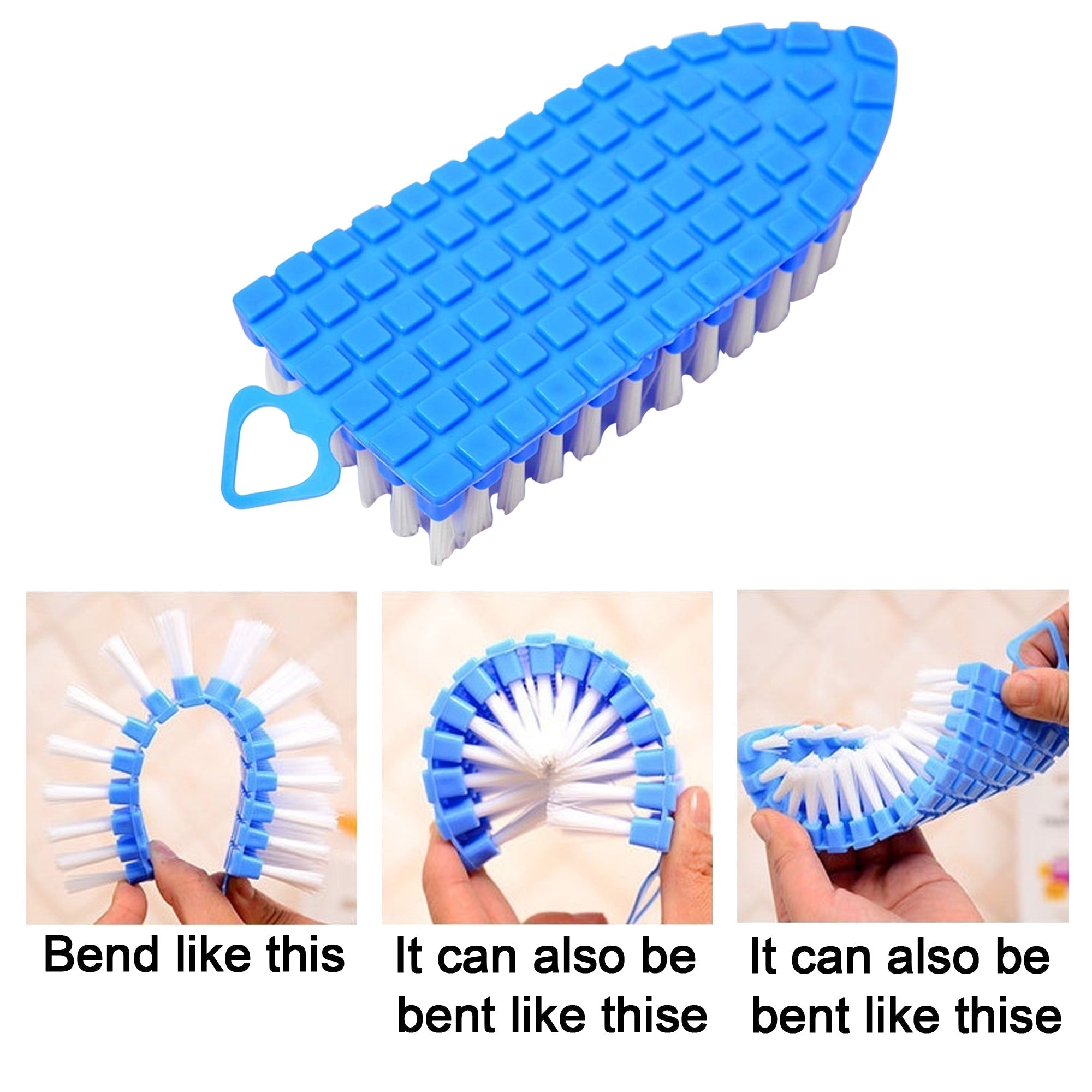 Flexible Plastic Cleaning Brush for Home, Bathroom, Variety Bazaar