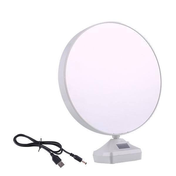 Plastic 2 in 1 Mirror Come Photo Frame with Led Light Variety Bazaar