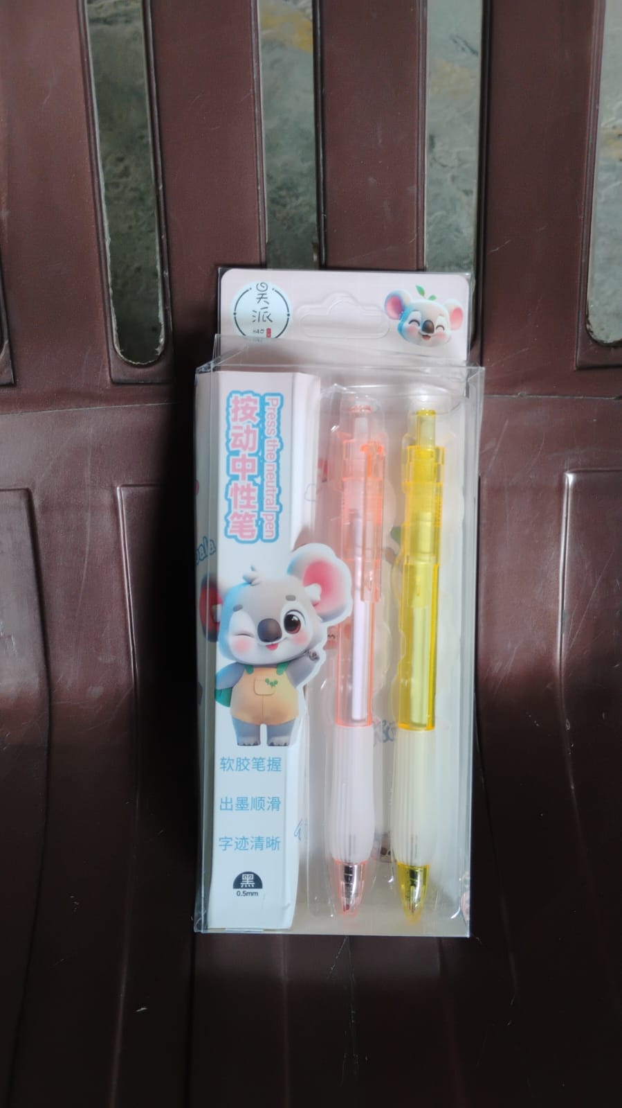 Lightweight Ball Point Pen, Smooth Writing Black Ball Pens (2 Pc Set) Variety Bazaar