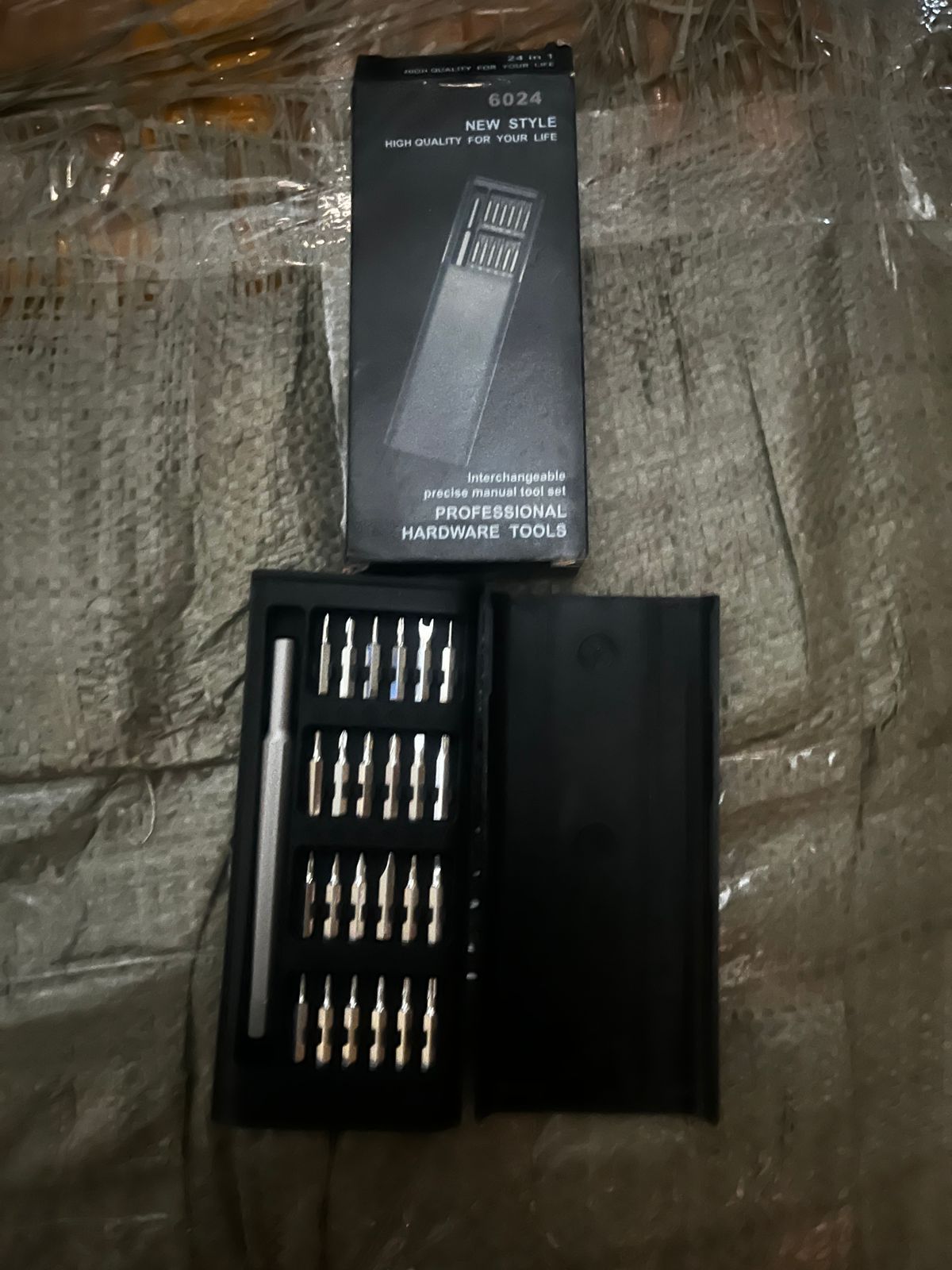 Aluminium 24 in 1 Precision Screwdriver Set, Screwdriver Tool Set (24 Pcs Set) Variety Bazaar