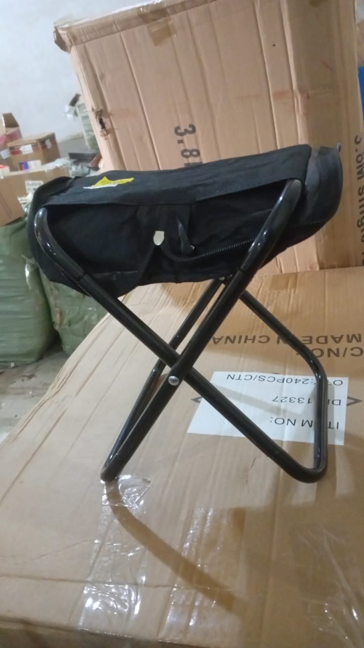 Folding Camping Stool Collapsible Camp Stool Portable Seat Travel Little Stools (1 Pc) Variety Bazaar