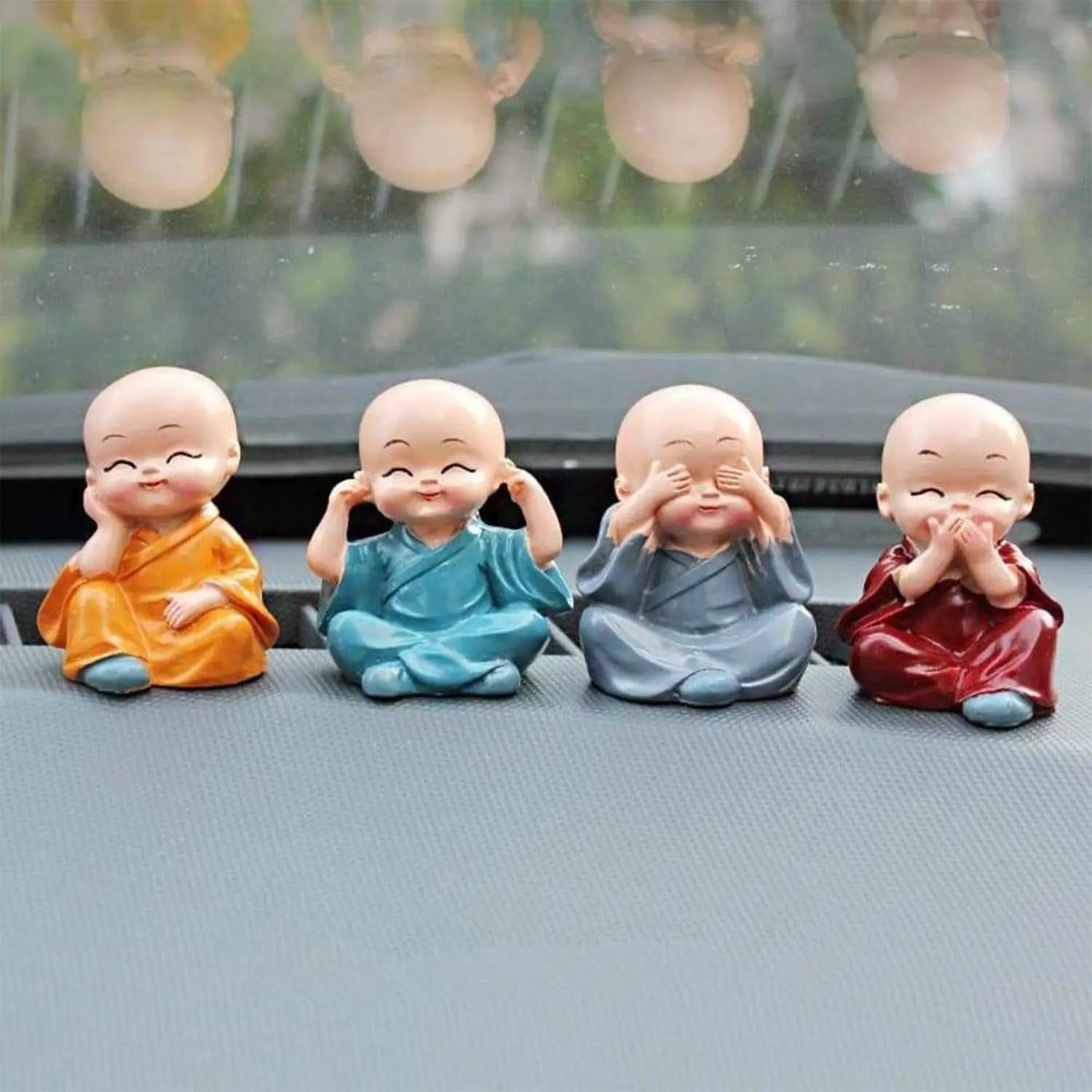 4781 baby buddha 4Pc and show piece used for house, office and official decorations etc. - varietybazaar.co.in