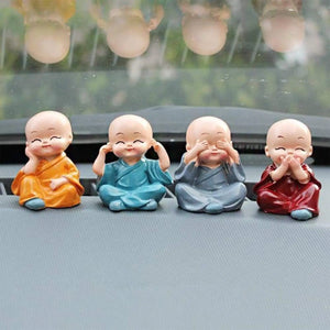 4781 baby buddha 4Pc and show piece used for house, office and official decorations etc. - varietybazaar.co.in