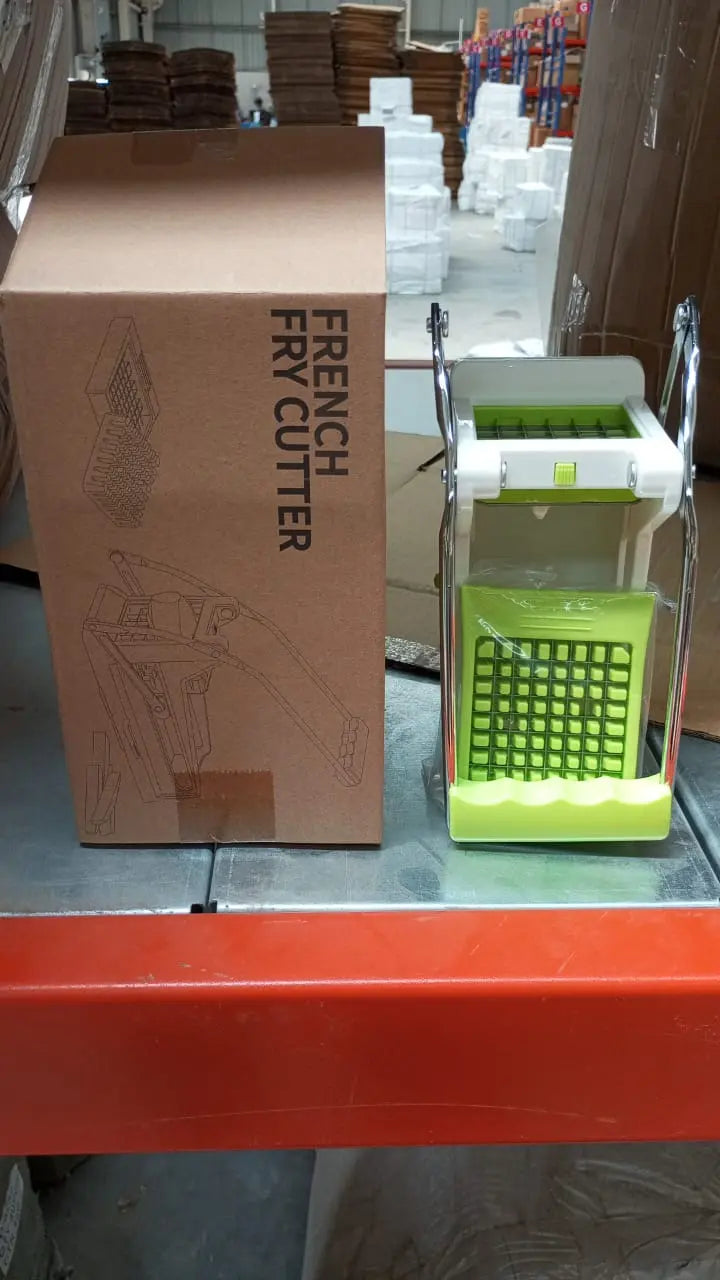 10013 French Fry Cutter, Great with Vegetables, Potato Fries Cutter Professional Vegetable Cutter Stainless Steel Cutter Potato, Onions, Carrots, Cucumbers, Fruits Potato Cutter (1 pc) - varietybazaar.co.in