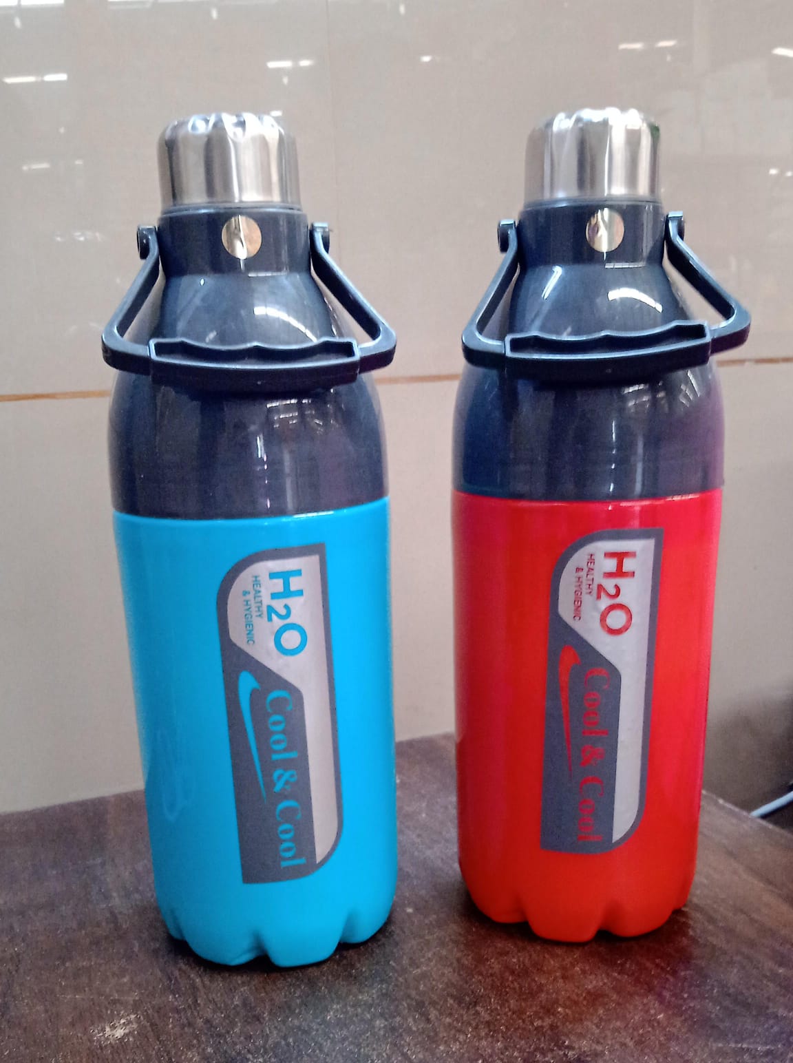 Plastic Sports Bottle Insulated, Leakproof, BPA-Free (1400ml / Mix Colour) Variety Bazaar
