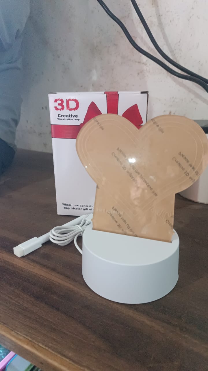 Creative Visualization Lamp 3D Acrylic Decorative Lamp With Pen Variety Bazaar