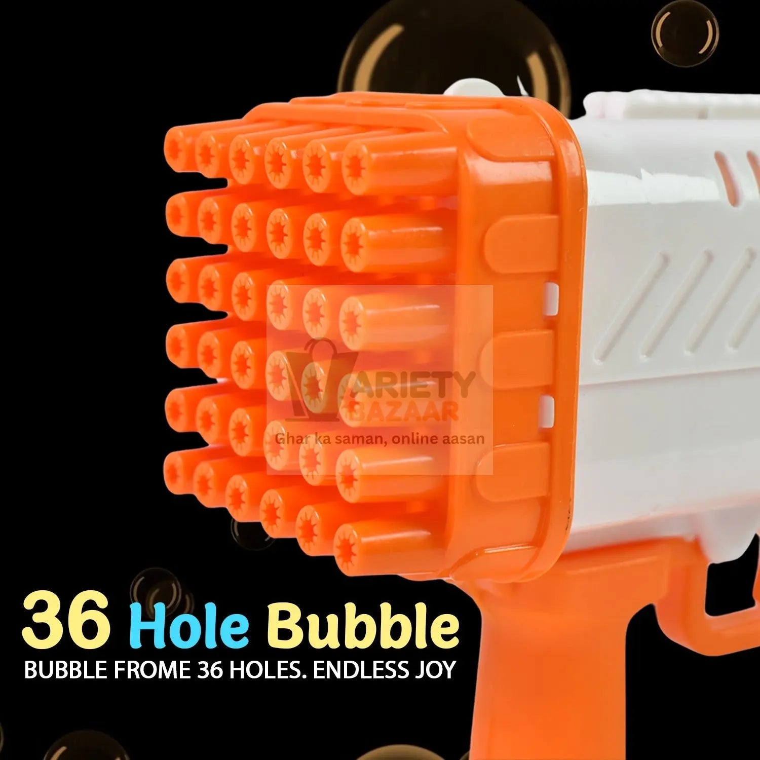 36 Holes Big Rechargeable Powerful Machine Bubble Gun Toys (1 Set) Variety Bazaar