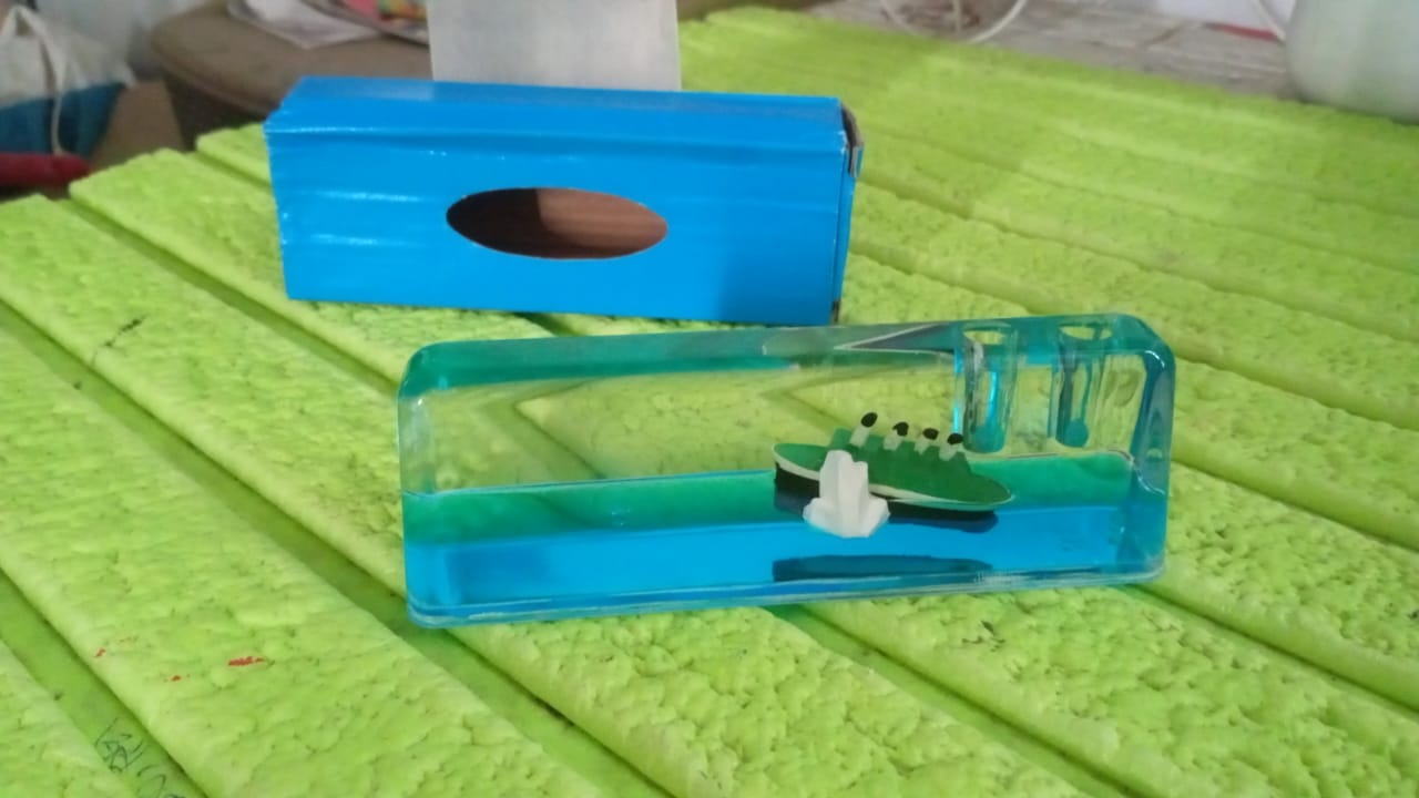 Car Interior Dashboard Decoration Floating Water Cruiser Ship (1 Pc) Variety Bazaar