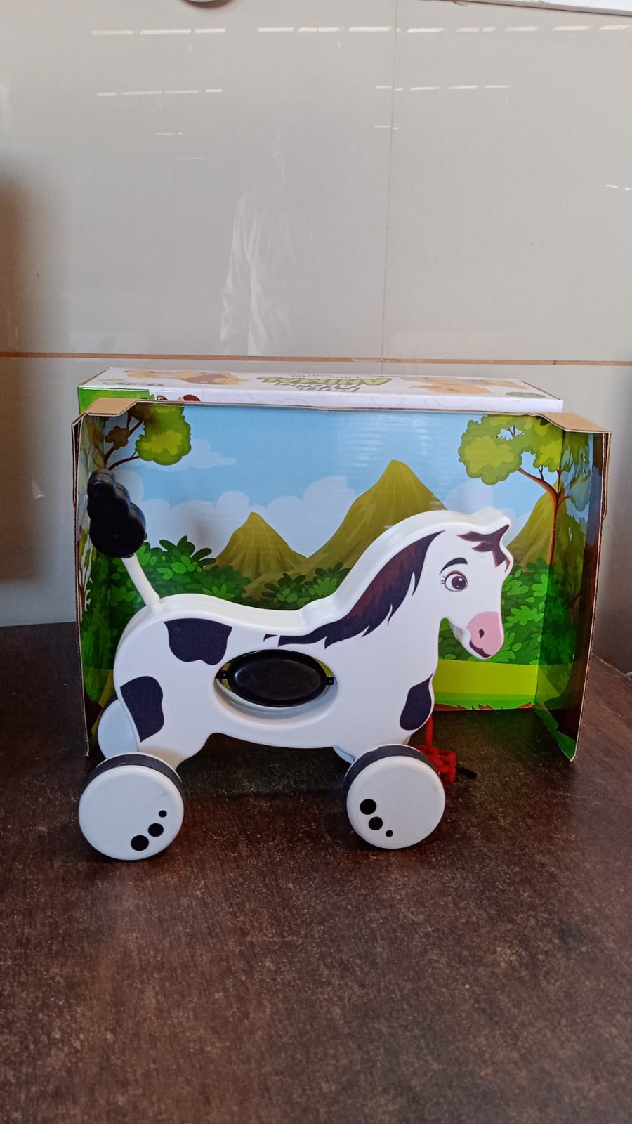 Hourse Pull Along Toddler Toy with Attractive Design Variety Bazaar