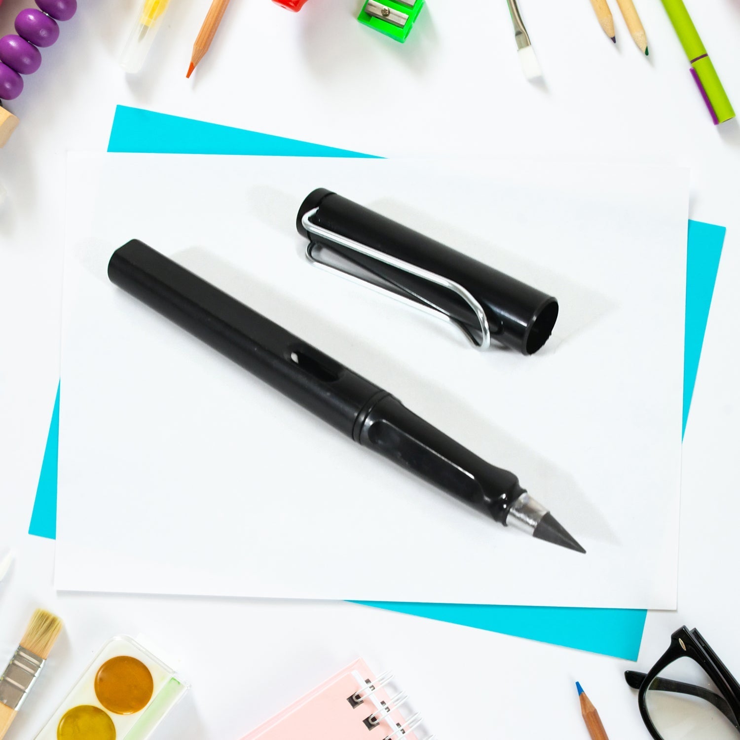 2In1 Everlasting Pencil Replaceable Head With Eraser, Inkless Pencils Eternal, Infinite Pencil, Portable Everlasting Pencil Reusable Erasable, Magic Pencils for Kids Painting Stationary (13 Pcs Set) Variety Bazaar