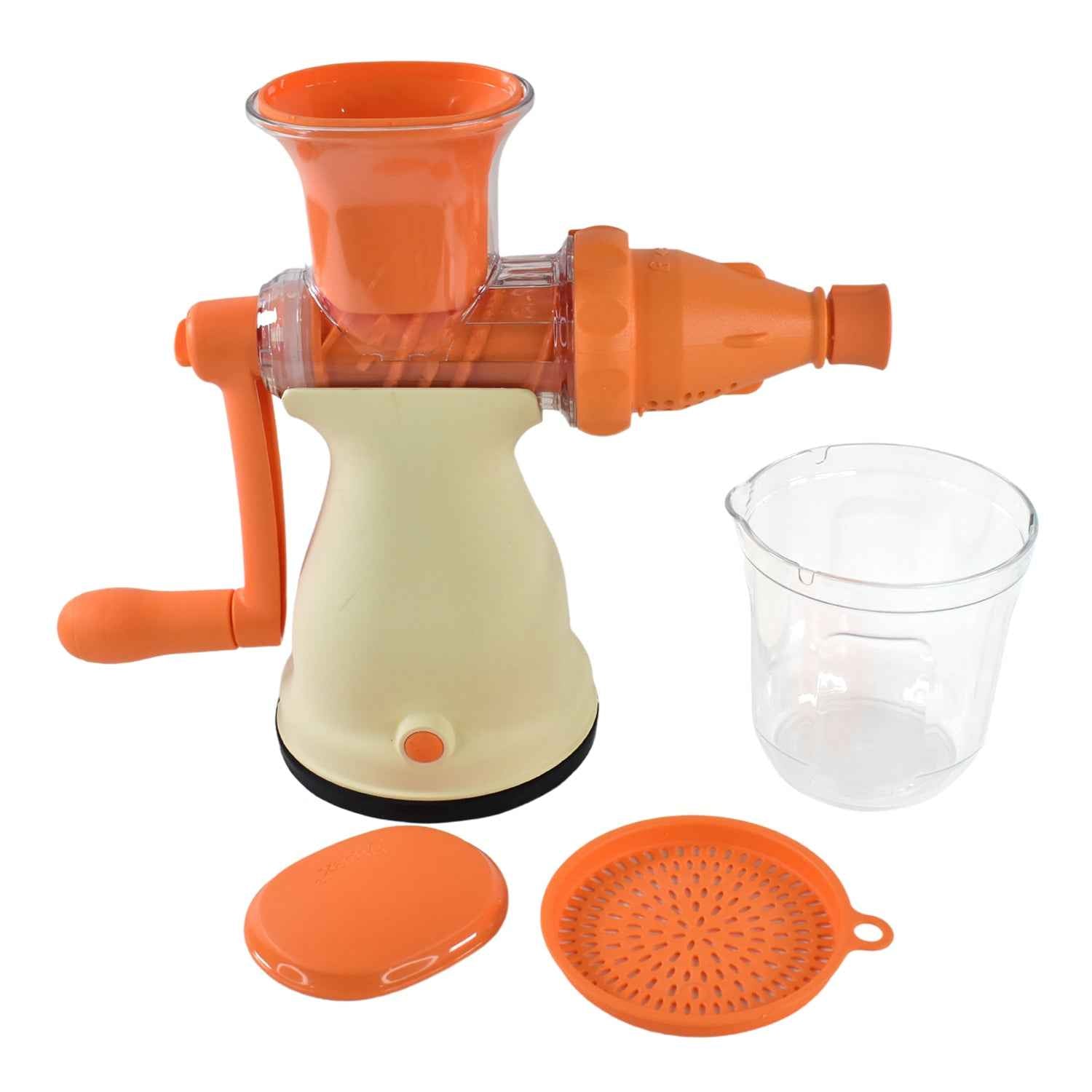 Apex Manual Carrot And Fruit Juicer Heavy-duty (1 Pc With Glass)