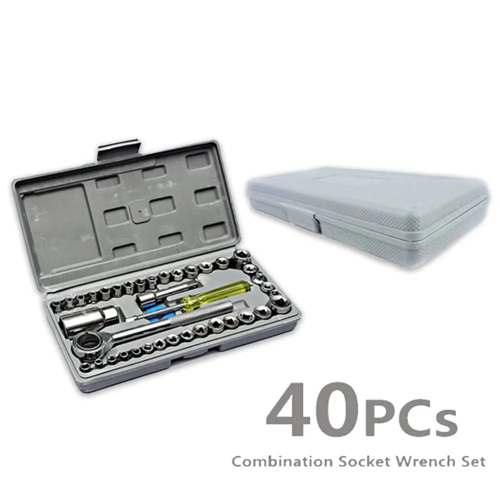 0421 Socket Combination Toolkit (40 pcs) - varietybazaar.co.in