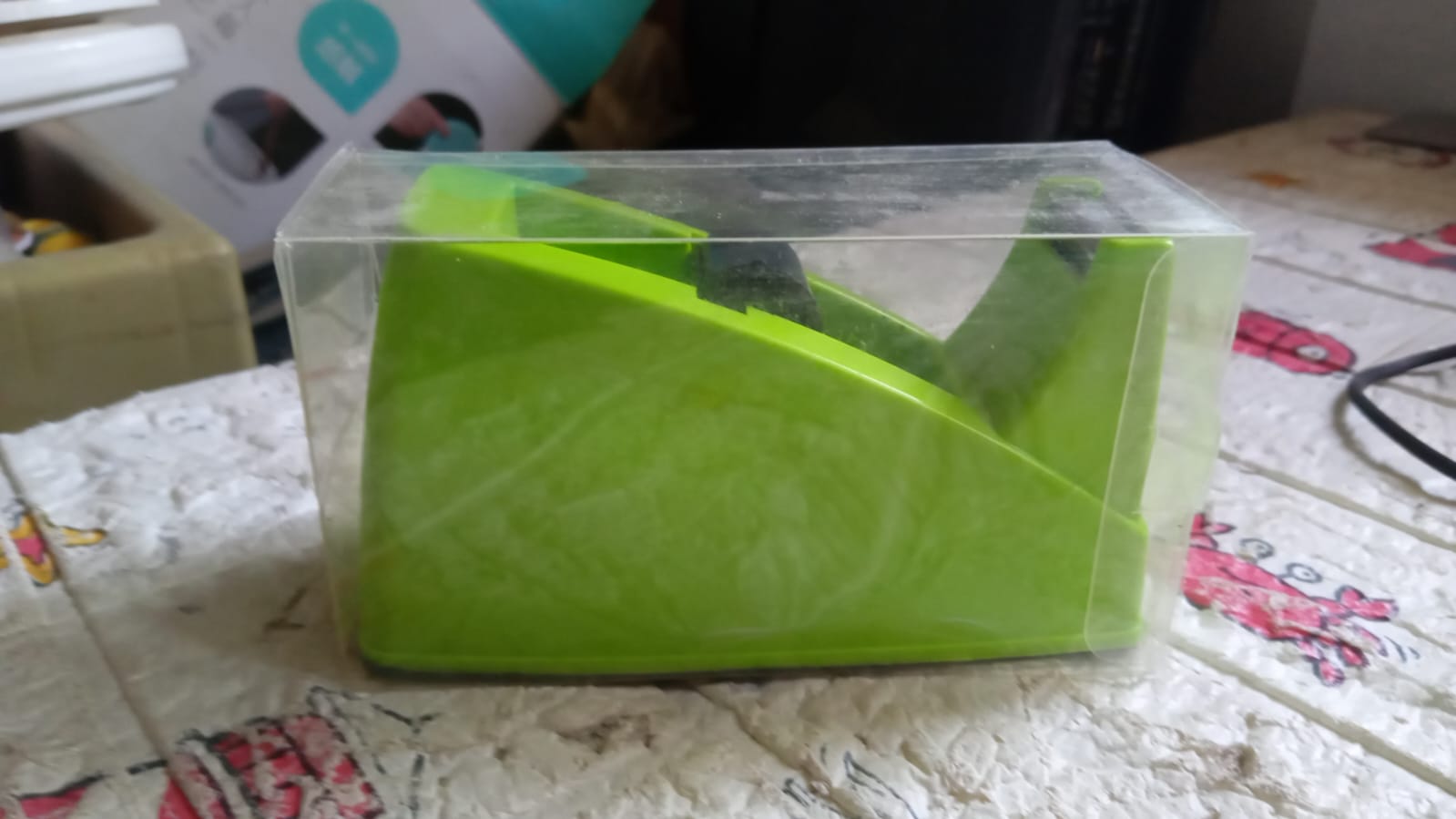 Plastic Tape Dispenser Cutter – Heavy Duty Stationary Tape Cutter for Home, Office, School Use (1 Pc / 515 gm) Variety Bazaar