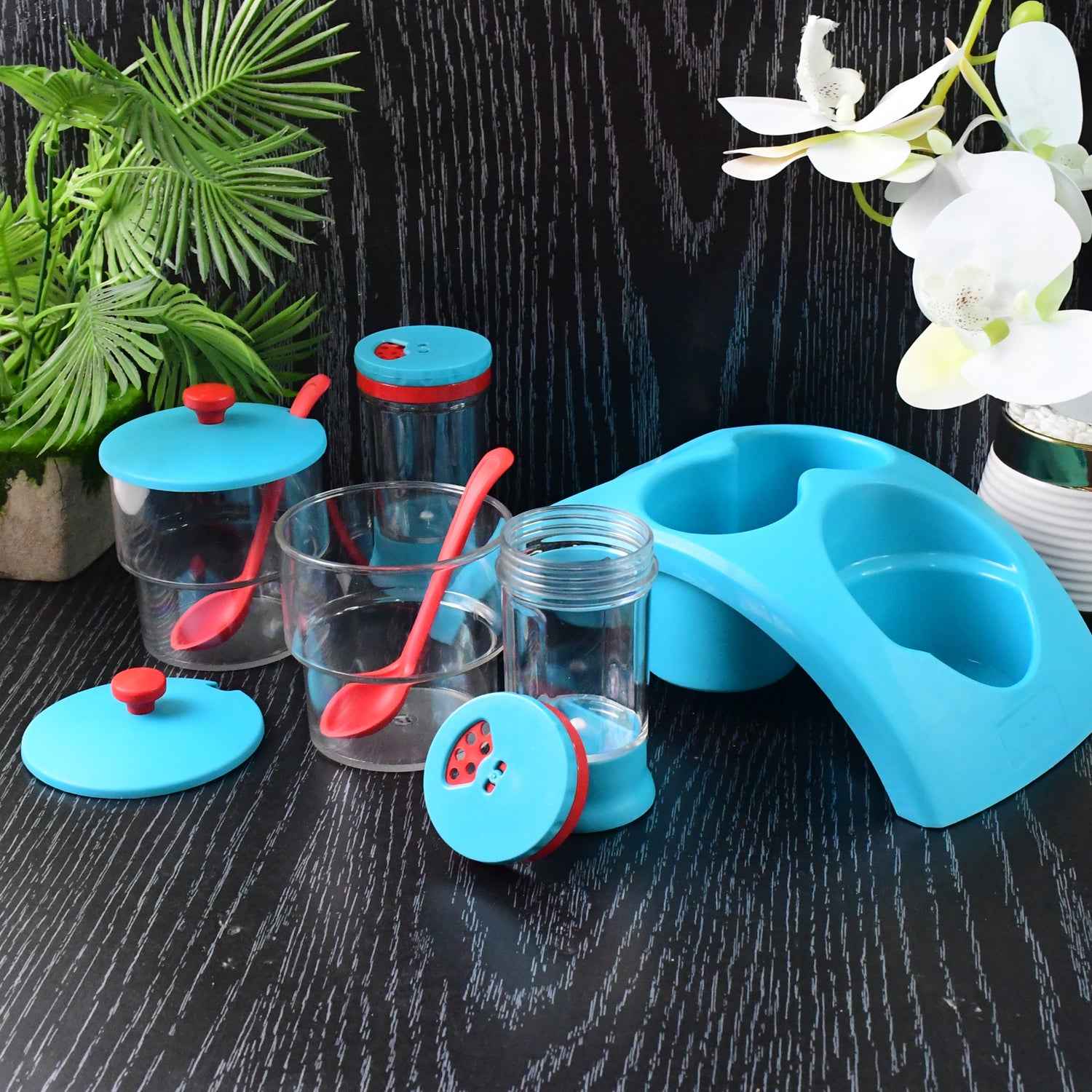 Supermom 4x Pickle With Salt Pepper Storage Set