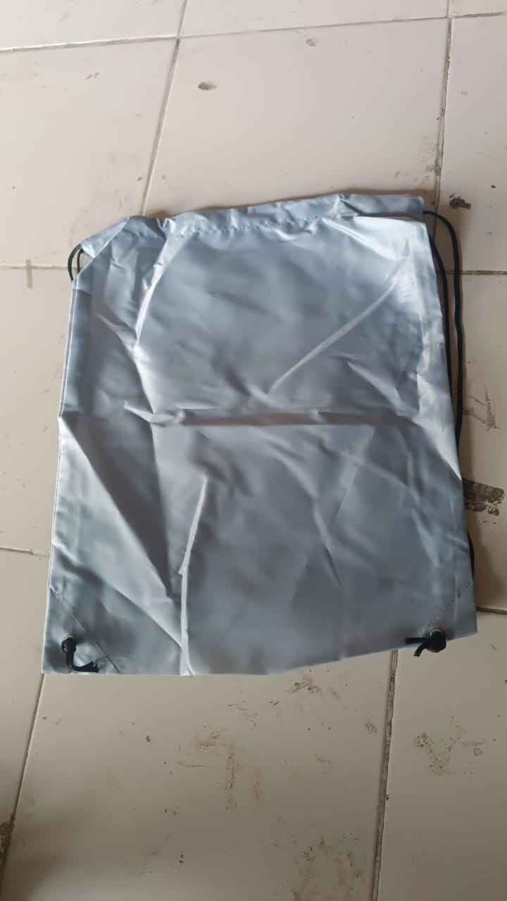 Water-Resistant Nylon Drawstring Backpack Bag (1 Pc)