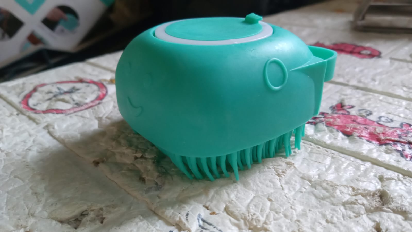 Silicone Massage Bath Body Brush Soft Bristle With Shampoo Dispenser Variety Bazaar