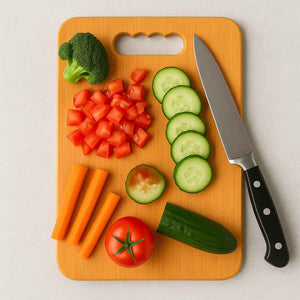 7122 Wooden Chopping Board For Vegetable Cutting Kitchen Use