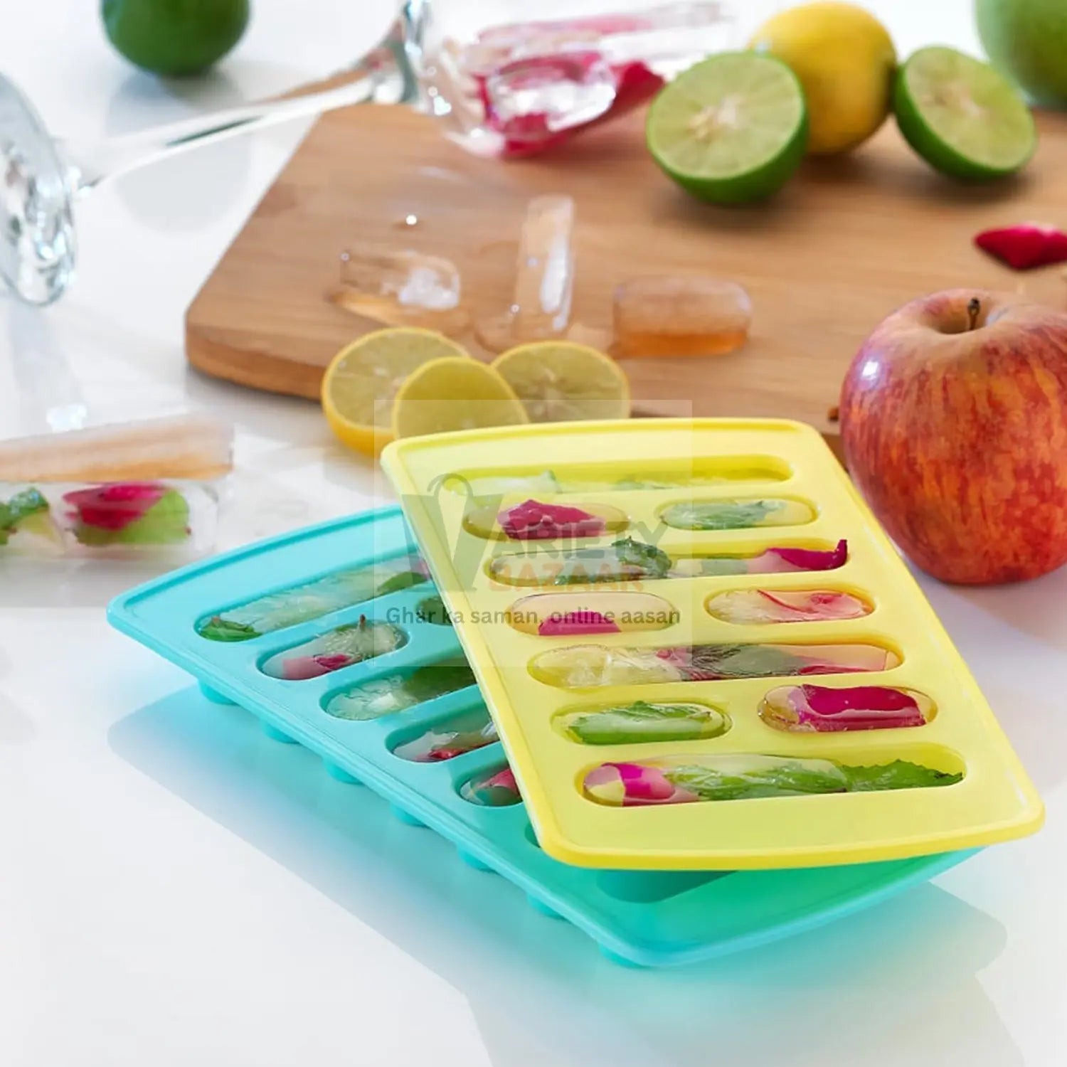 4-Piece Fancy Ice Tray – Versatile Household Ice Maker Variety Bazaar
