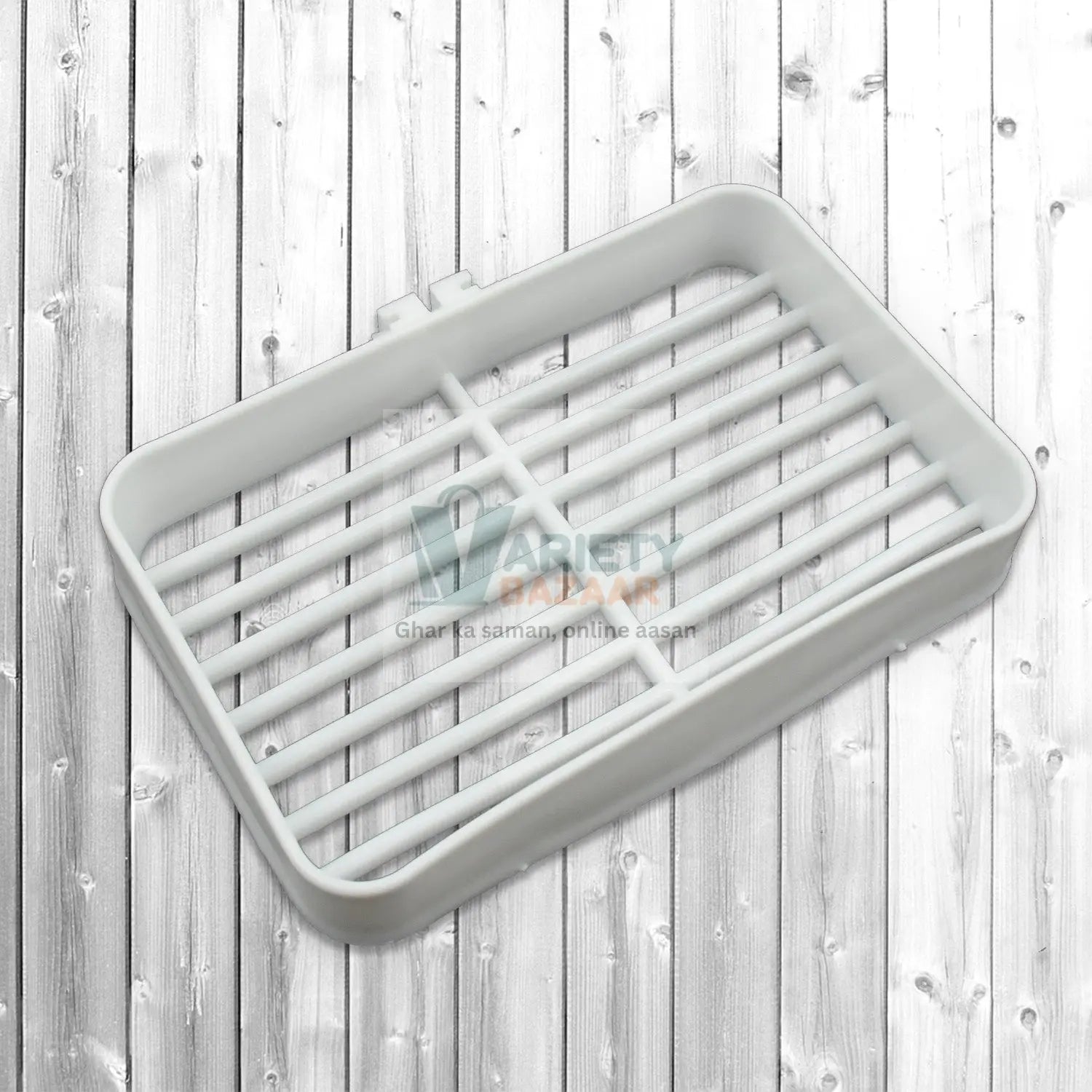 4194 Soap Dish Holder for Bathroom Shower Wall Mounted Self Adhesive Soap Holder Saver Tray-Plastic Sponge Holder for Kitchen Storage Rack Soap Box (Plastic Box) Travel Sahayak