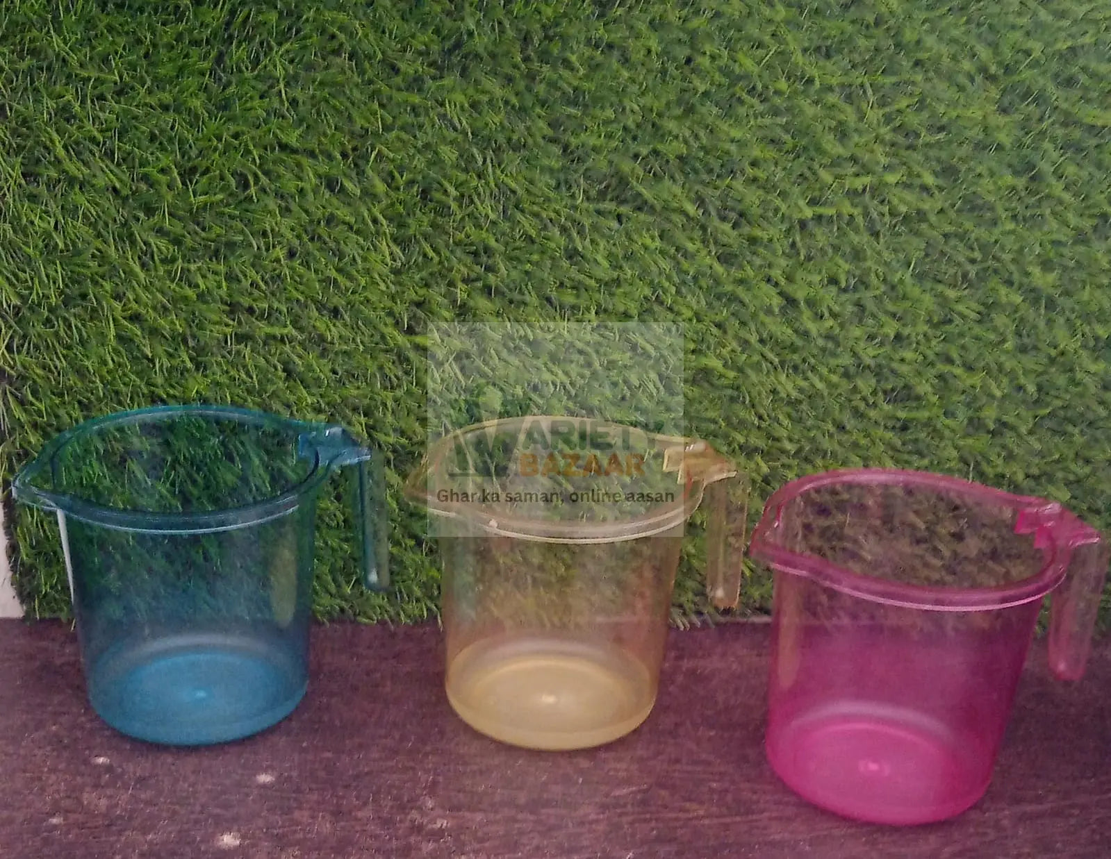 4240 Bathroom Accessories & Organization - High Quality Plastic Mug for Bathroom, PP Material, Muga (Mix Color 1 Pc) Travel Sahayak