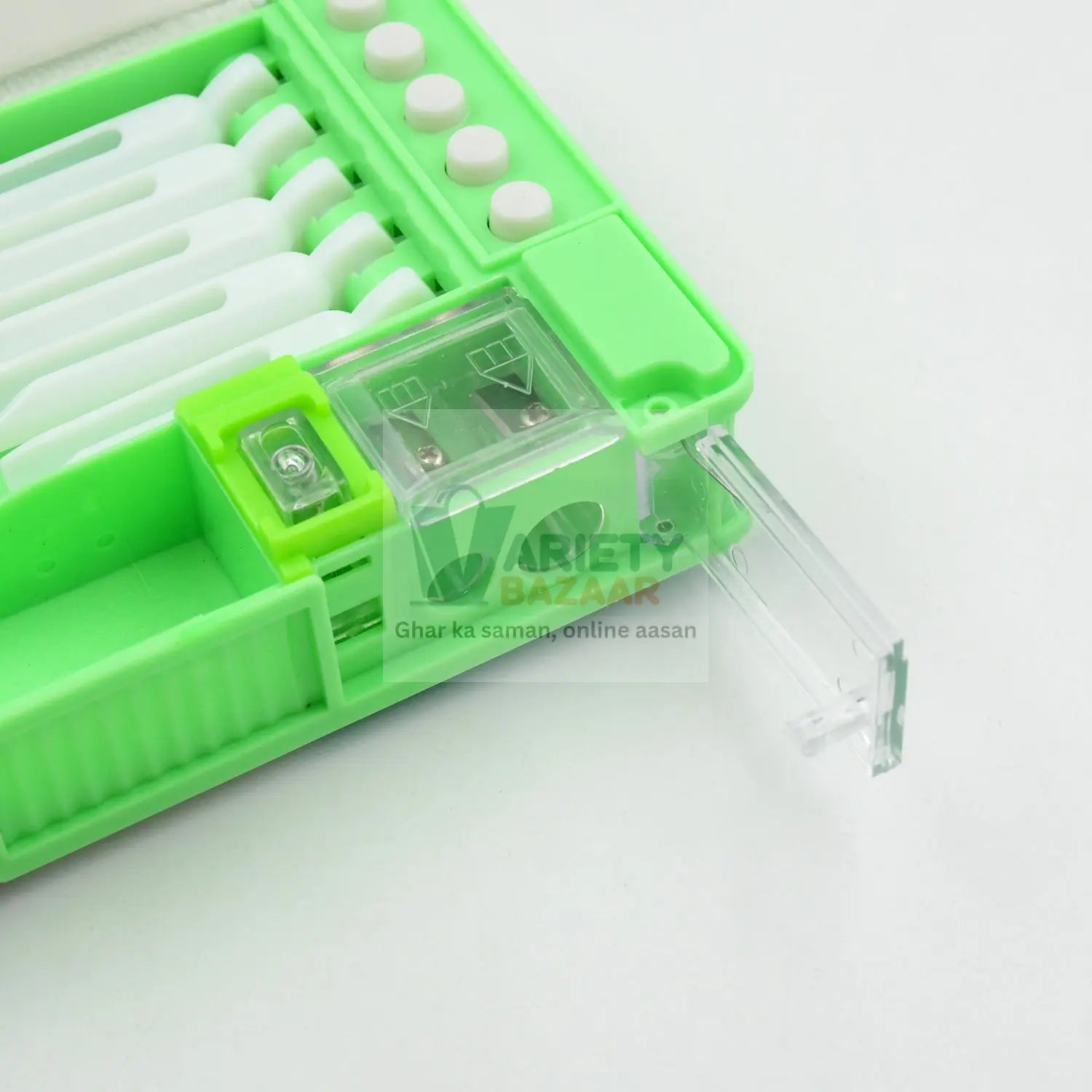 4251 Multipurpose Compass Box, Pencil Box with 2 Compartments for School, Cartoon Printed Pencil Case for Kids, Birthday Gift for Girls & Boys, Cartoon Printed Pencil Case for Kids. Travel Sahayak