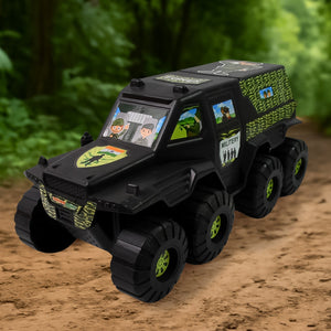 Big Military 8-Wheel Plastic Car Toy (1 Pc) Variety Bazaar