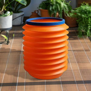 Foldable Storage Bucket, Water Container & Dustbin Multiuse bucket ( red ) Variety Bazaar