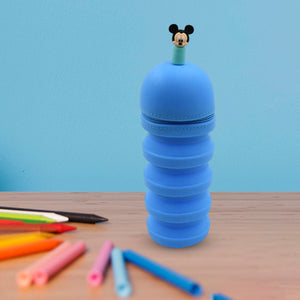Silicone Telescopic Pencil Case – Large Capacity, Zipper Closure, Perfect for School & Office Variety Bazaar