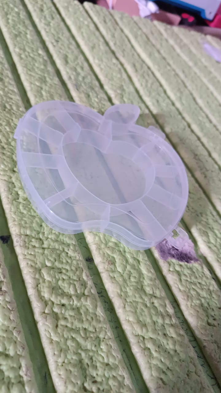 Plastic Apple Shape Jewellery Storage Box (1 Pc) Variety Bazaar