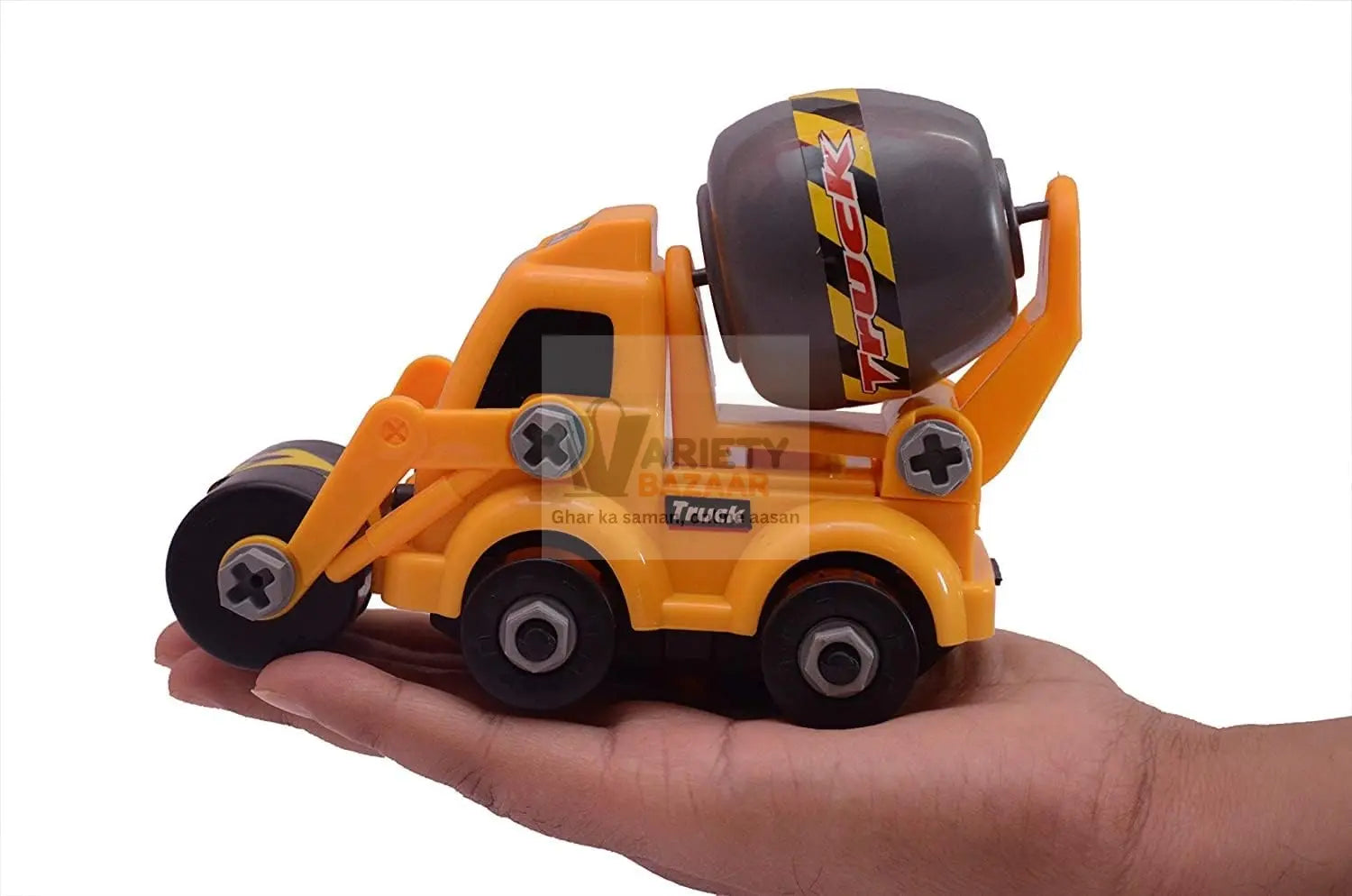 4647 Engineering vehicles Nut Assembly Vehicle Toy, DIY Nut Assembly Vehicle Model Toy Highly Simulation Children Kids Car Model Toy Set (2 Pc Set) Travel Sahayak