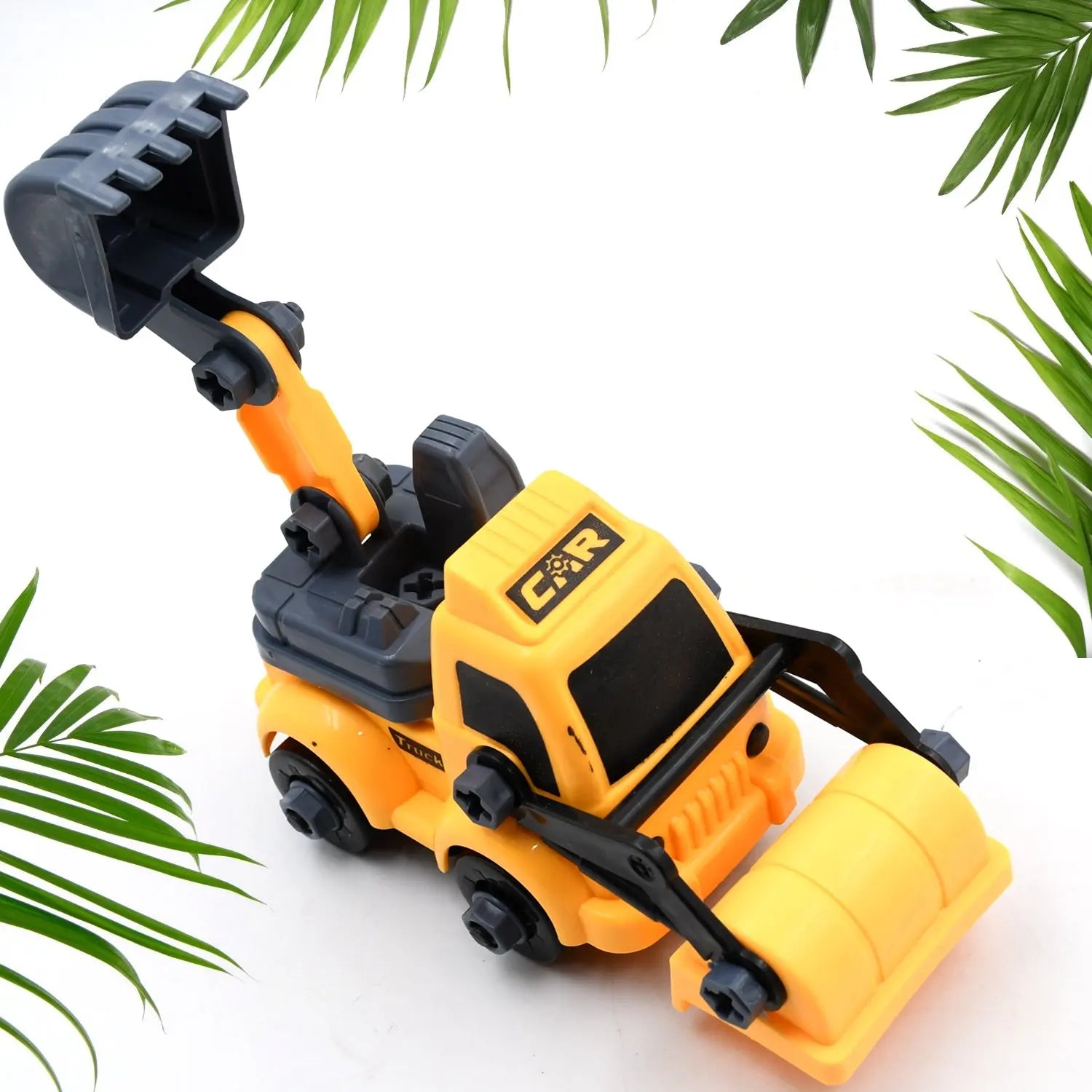 4647 Engineering vehicles Nut Assembly Vehicle Toy, DIY Nut Assembly Vehicle Model Toy Highly Simulation Children Kids Car Model Toy Set (2 Pc Set) Travel Sahayak