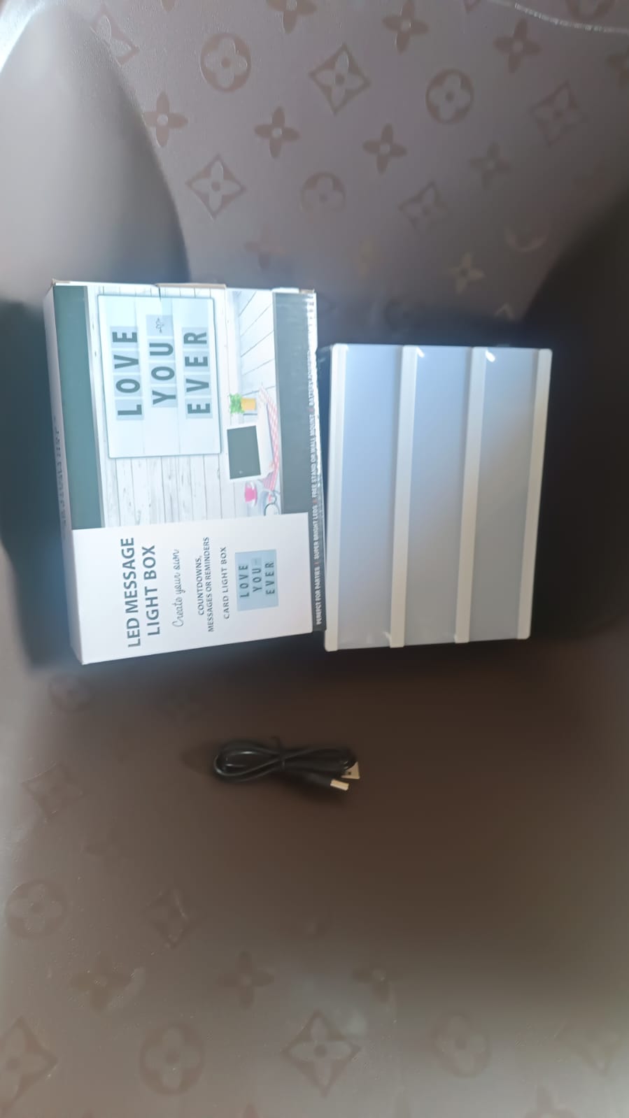 Black Mini A6 Magnetic Cinematic Light Box with 82 Characters and 10 Emojis (1 Set) Variety Bazaar