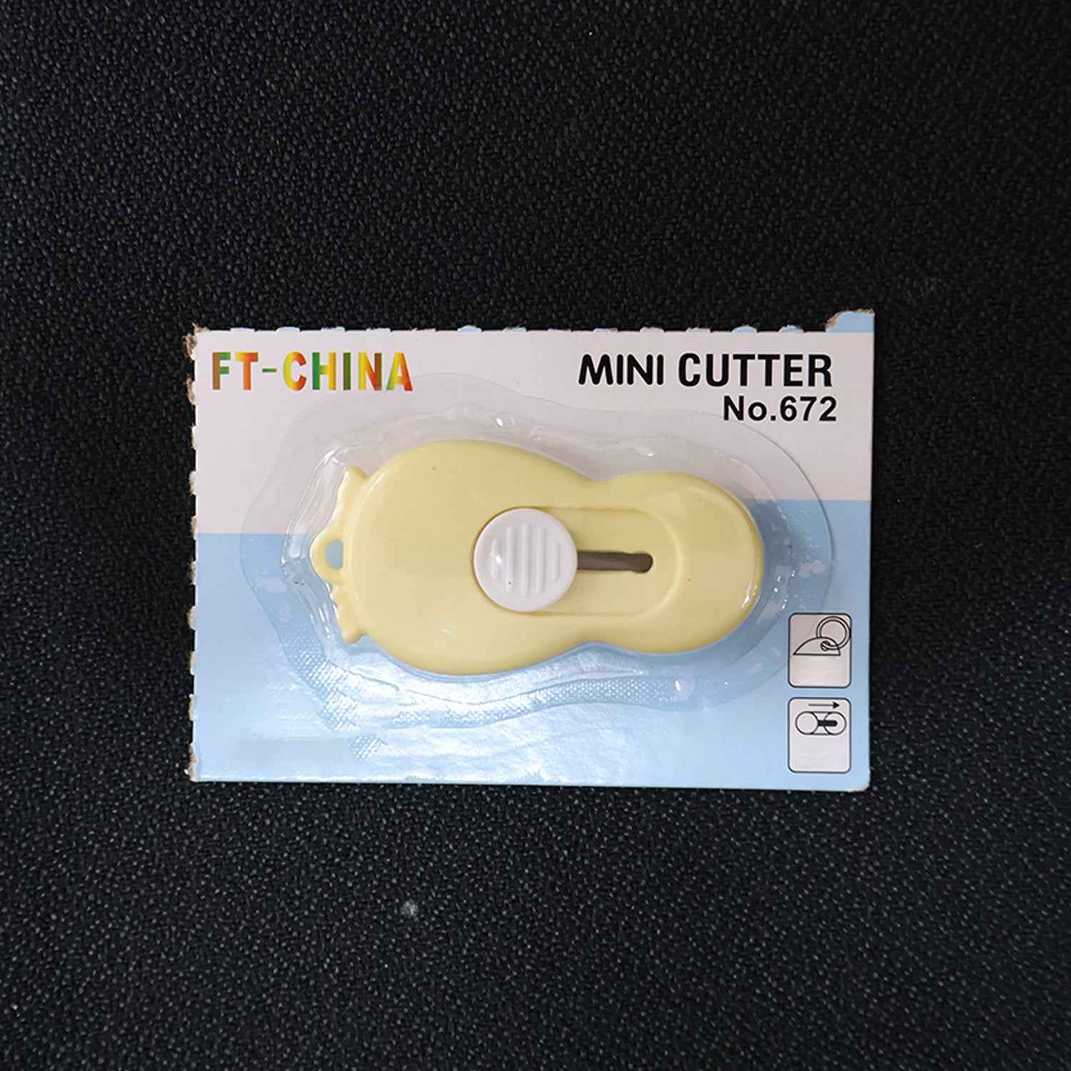 Compact Mini Safety Cutter With Retractable Blade - (1 Pc)