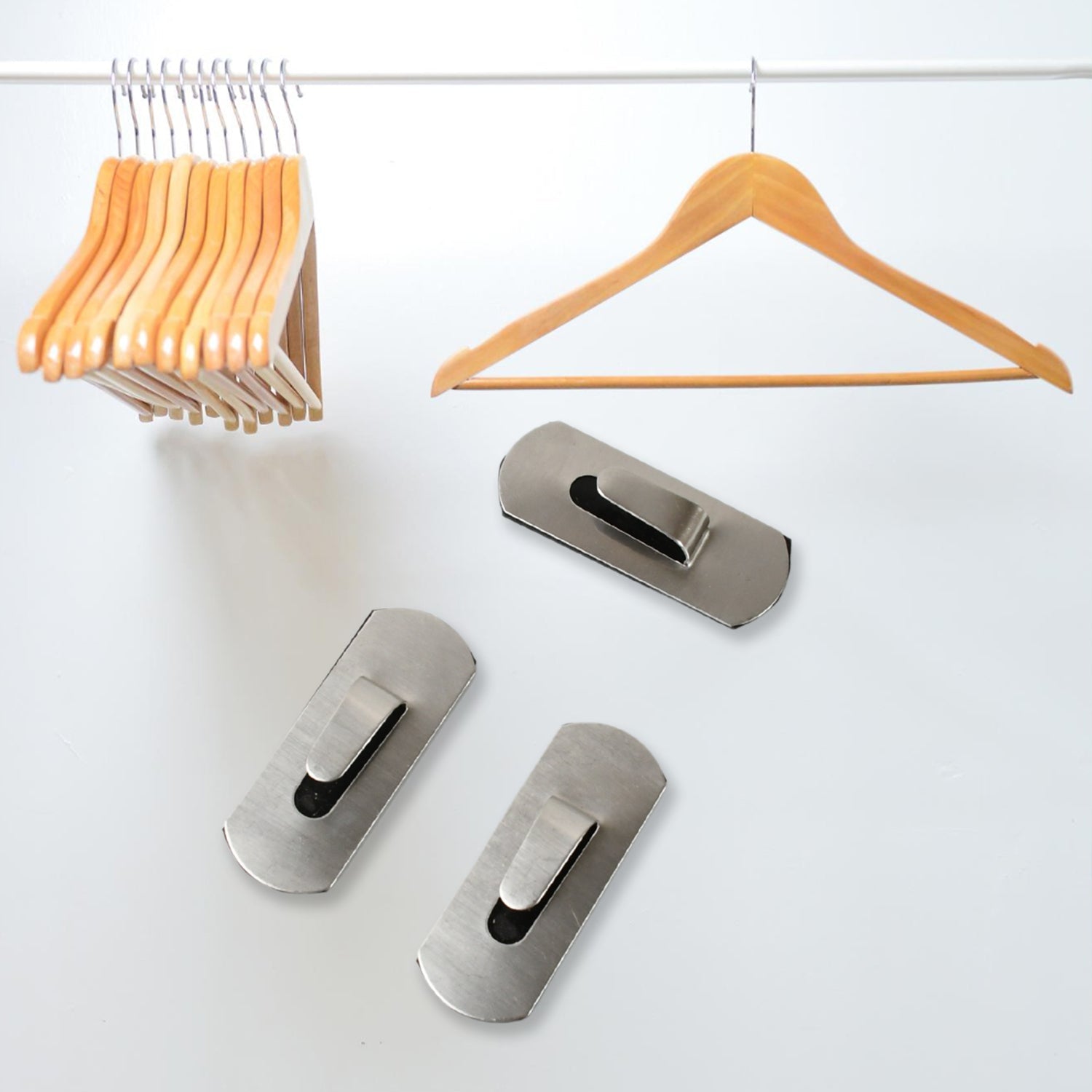 Heavy Duty Self-Adhesive Stainless Hooks – Waterproof for Robes, Coats & Towels Variety Bazaar