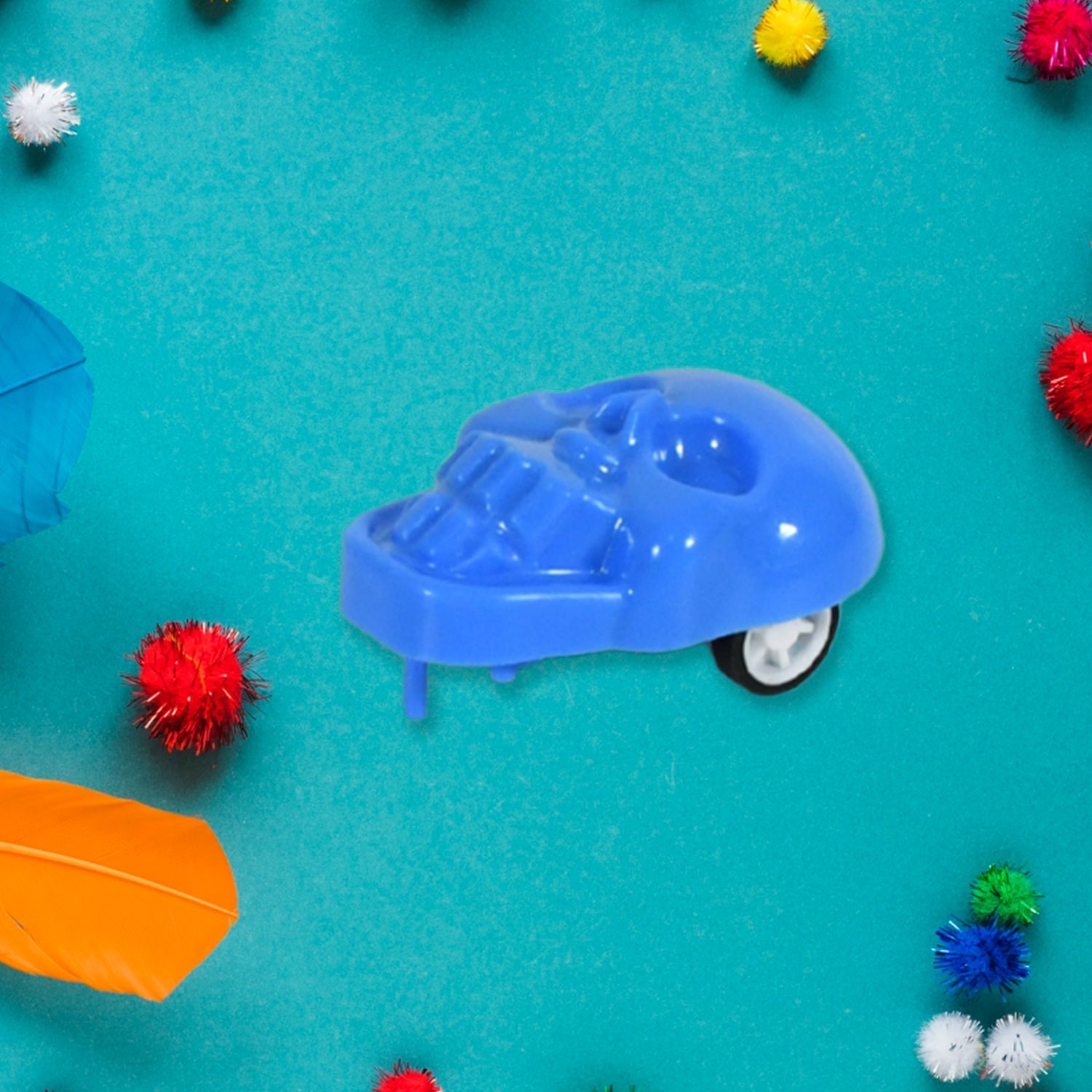 Pull Back Skull Toy, Small DIY Pull Back Skull Toy For Kids (30 Pc Set) Variety Bazaar