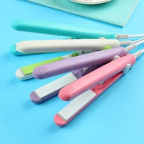 Beauty and Personal Care Professional Ceramic Plate Mini Hair Styler Straightener and Curler - varietybazaar.co.in