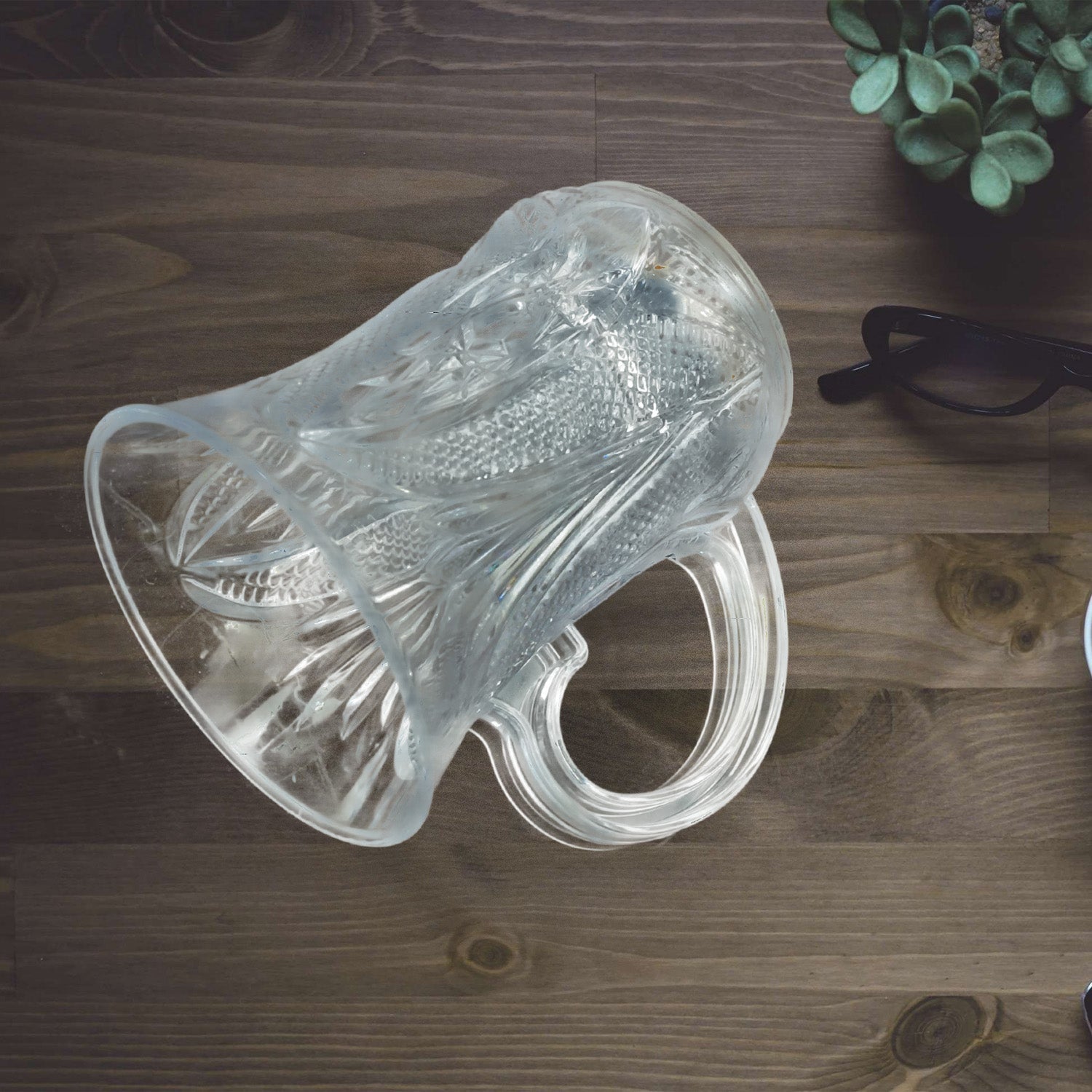 LED Light-Up Party Cups - Flashing Water-Activated Drinking Glasses with Handle (2-Piece) Variety Bazaar