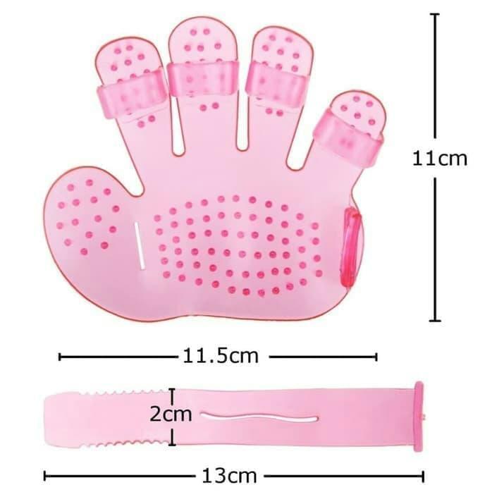 Rubber Pet Cleaning Massaging Grooming Glove Brush Variety Bazaar