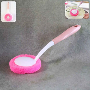 Long Handle Kitchen Dish Scrubber Brush (1 Pc)