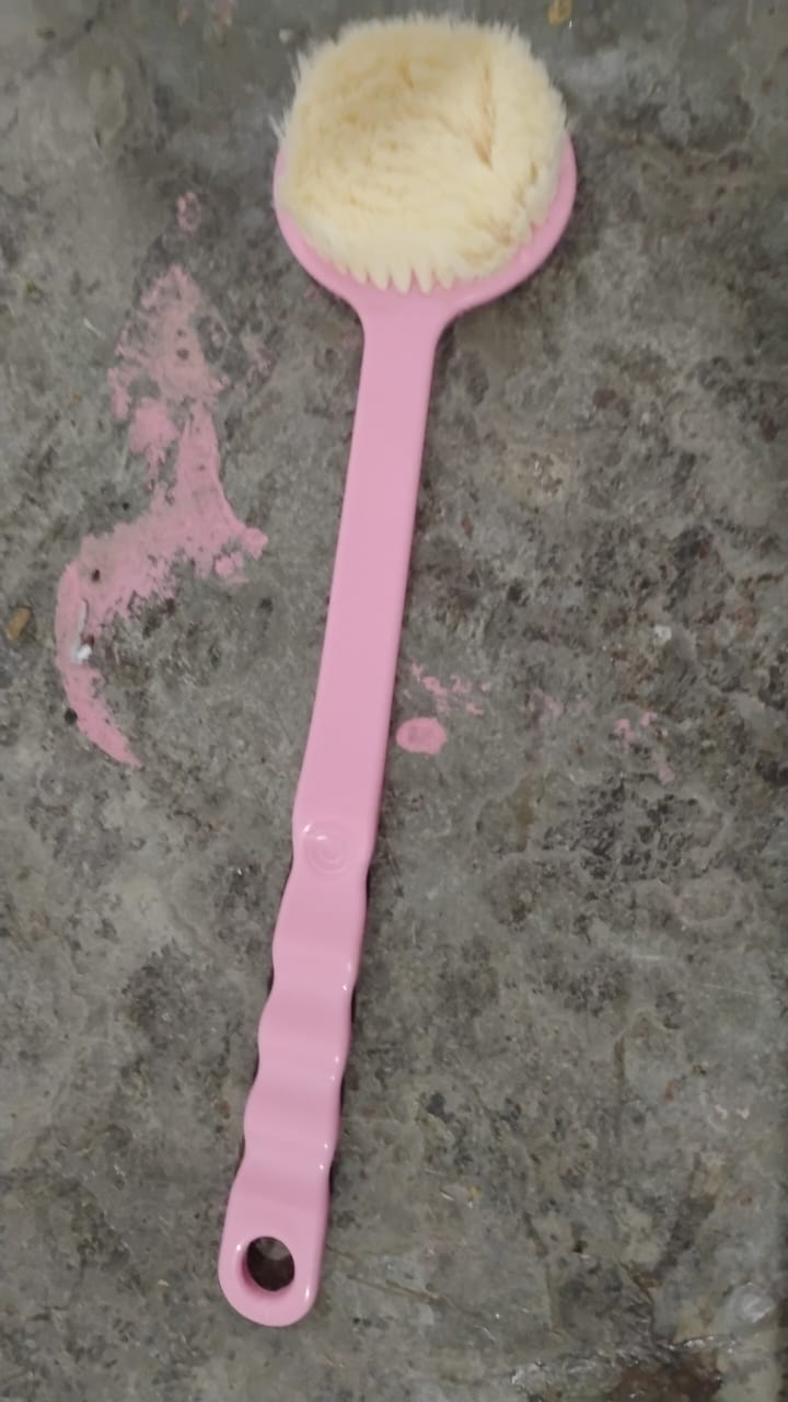 Back Scrubber for Shower Dry Body Brush Back Brush Long Handle (1 Pc / B Grade) Variety Bazaar