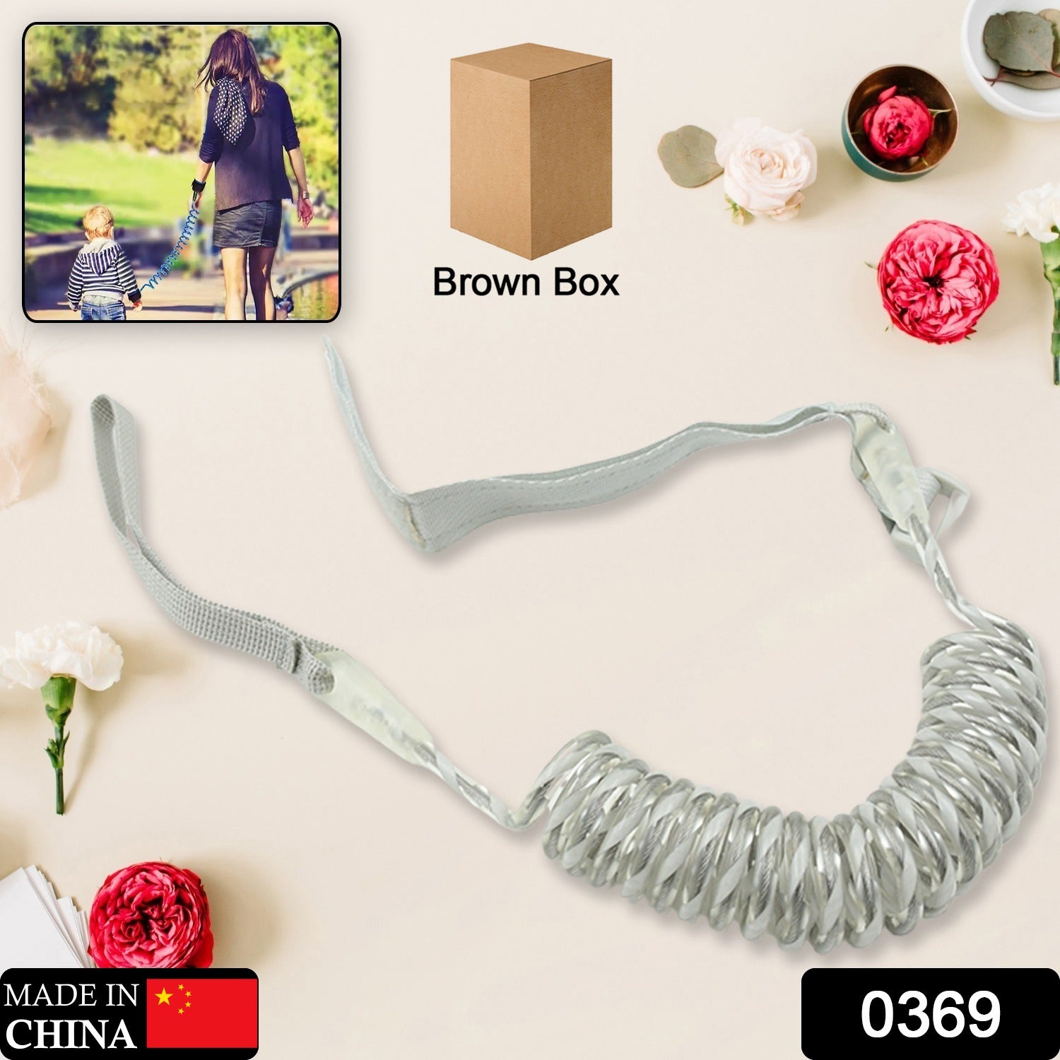 0369 Baby Child Anti Lost Safety Wrist Link Harness Strap Rope Leash Walking Hand Belt for Toddlers Kids Travel Sahayak