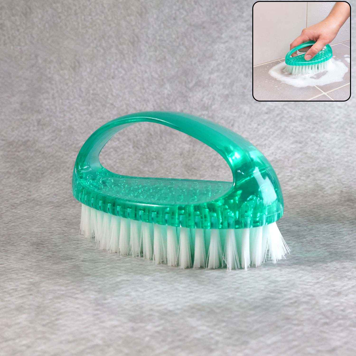 Heavy-duty Multi-purpose Cleaning Brush With Ergonomic Handle (1 Pc)