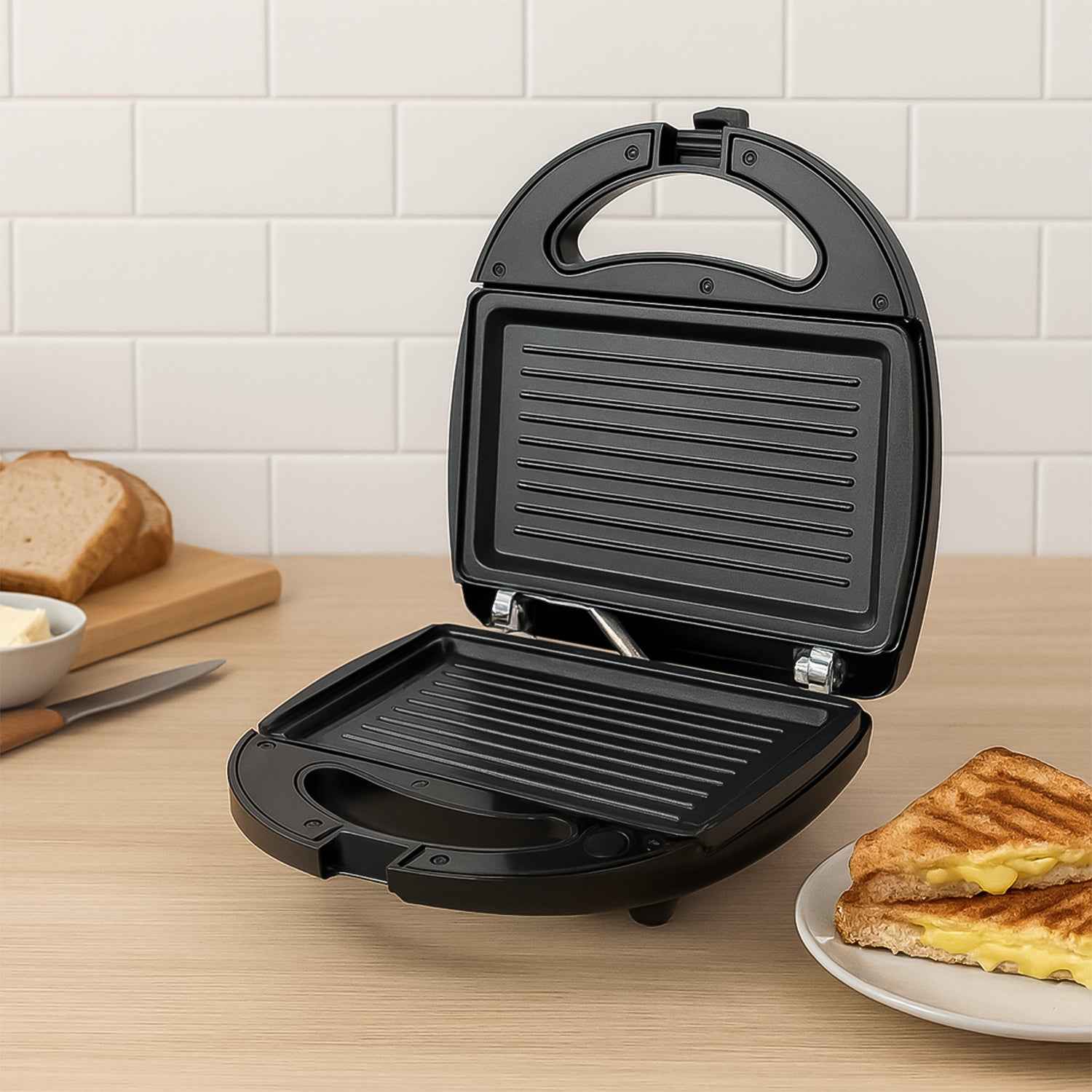 Orbit Sandwich Maker With Interchangeable Plates (800w 1 Pc)
