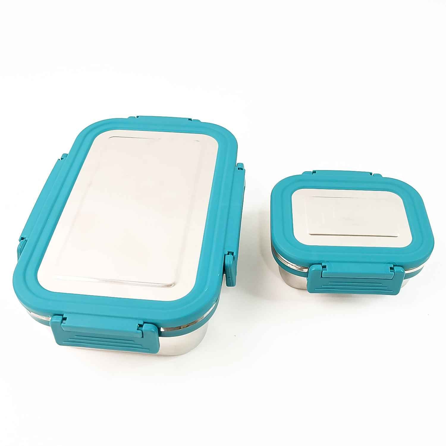 Apex Jerry Lunch Box Premium Stainless Steel Food Container (2 Pc 700+200 Ml Approx)