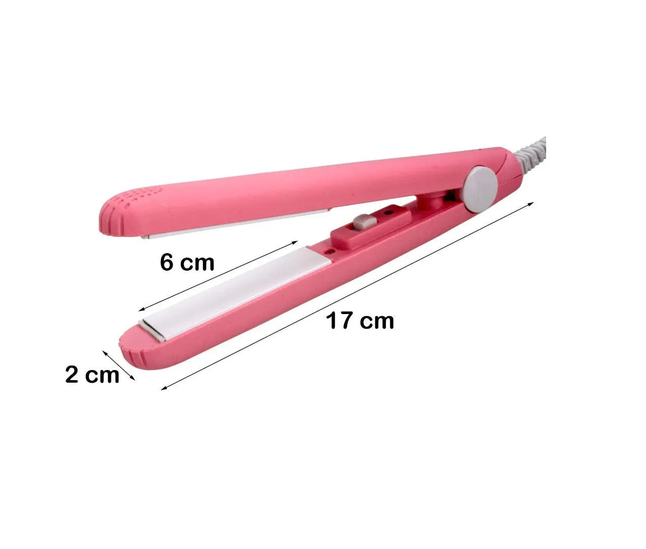 Beauty and Personal Care Professional Ceramic Plate Mini Hair Styler Straightener and Curler - varietybazaar.co.in