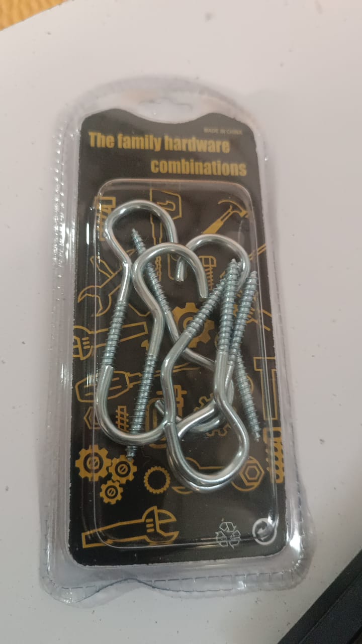 Eye Hooks Screw in Heavy Duty, Stainless Steel Eye Bolts Screw (7 Pc Set) Variety Bazaar