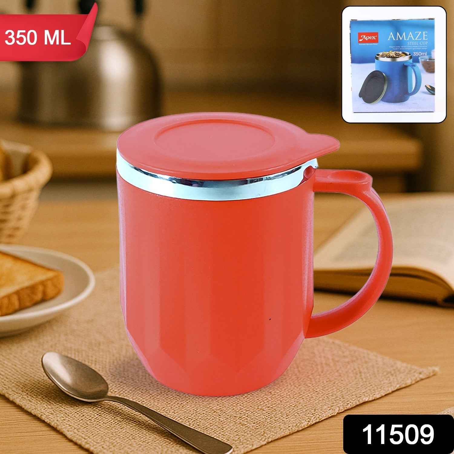 Apex Stainless Steel Insulated Mug 350ML (1 Pc)