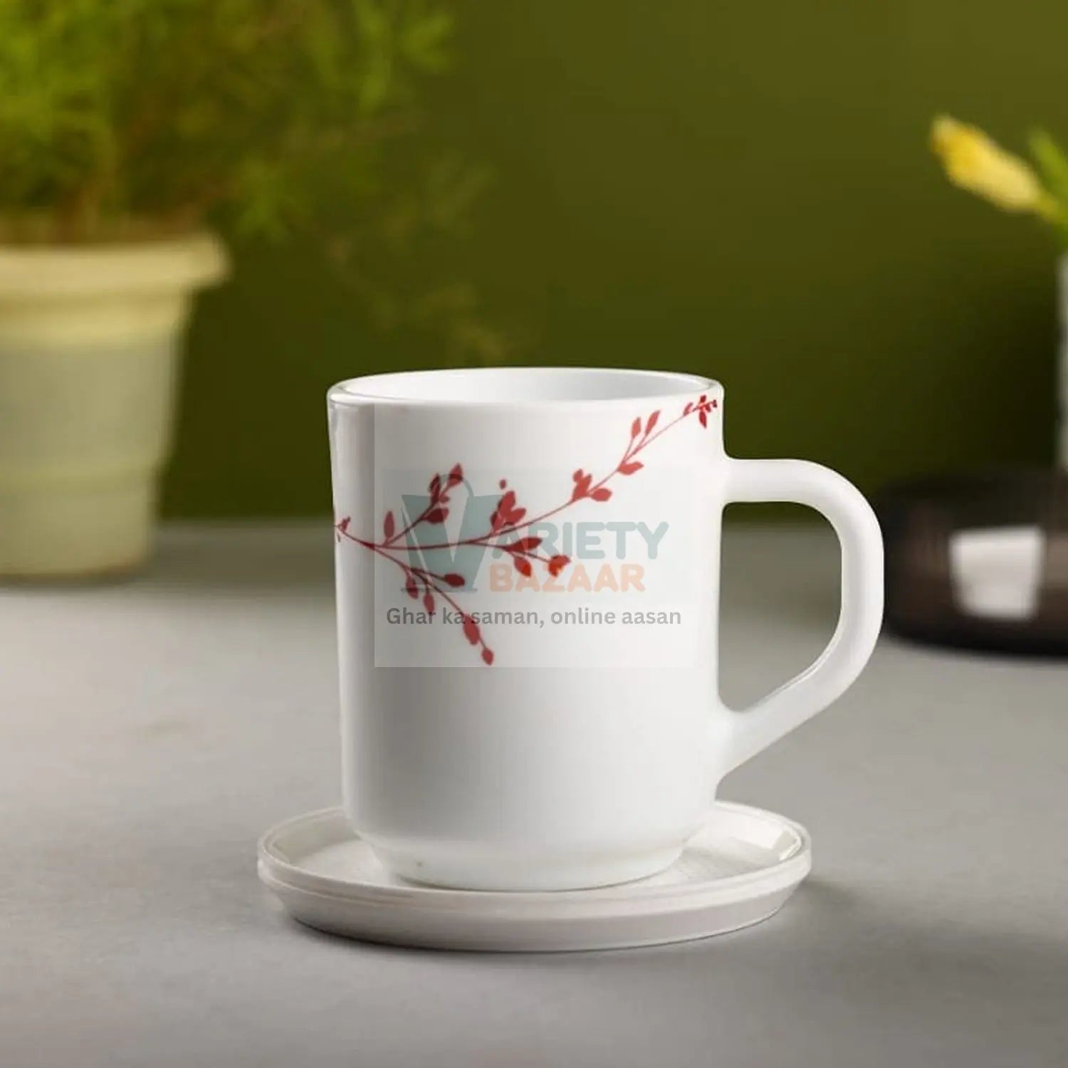 5513 Coasters Set of 6 Plastic Coasters Spill Protection for Table Desk Durable and Non Slip Plastic Coaster Fit Common Size Drinking Glass Coffee Cup Tea Cup Mug Travel Sahayak