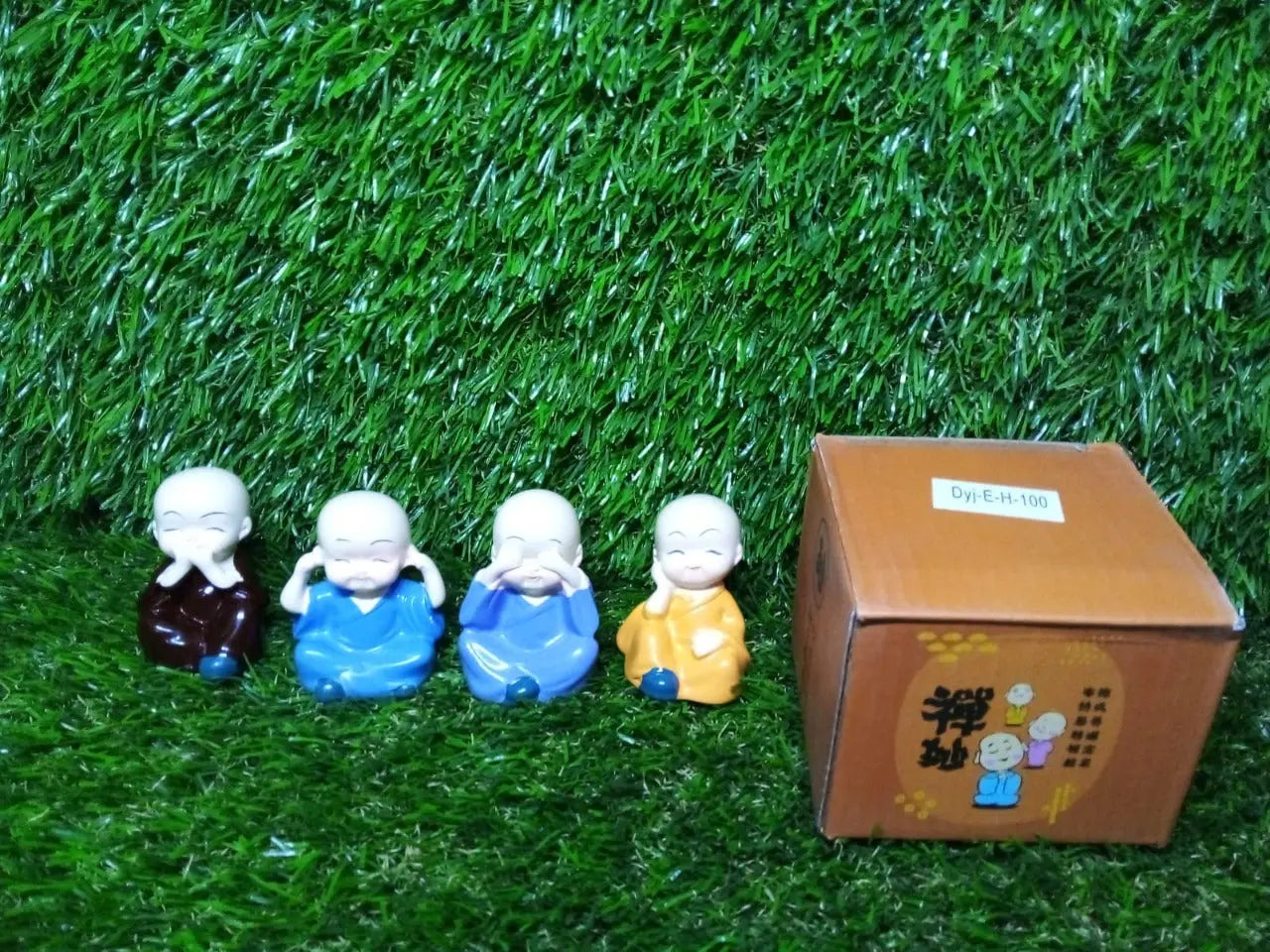 4781 baby buddha 4Pc and show piece used for house, office and official decorations etc. - varietybazaar.co.in